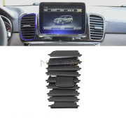 Ляв централен въздуховод / решетка за Mercedes-Benz GLE GLS W166 X166 Facelift (2015–2019), черен