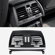 Заден въздуховод / решетка за BMW X5 X6 F15 F16, черно с хром