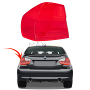 Външно стъкло за ляв стоп на BMW 3 серия E90 (2004-2007)