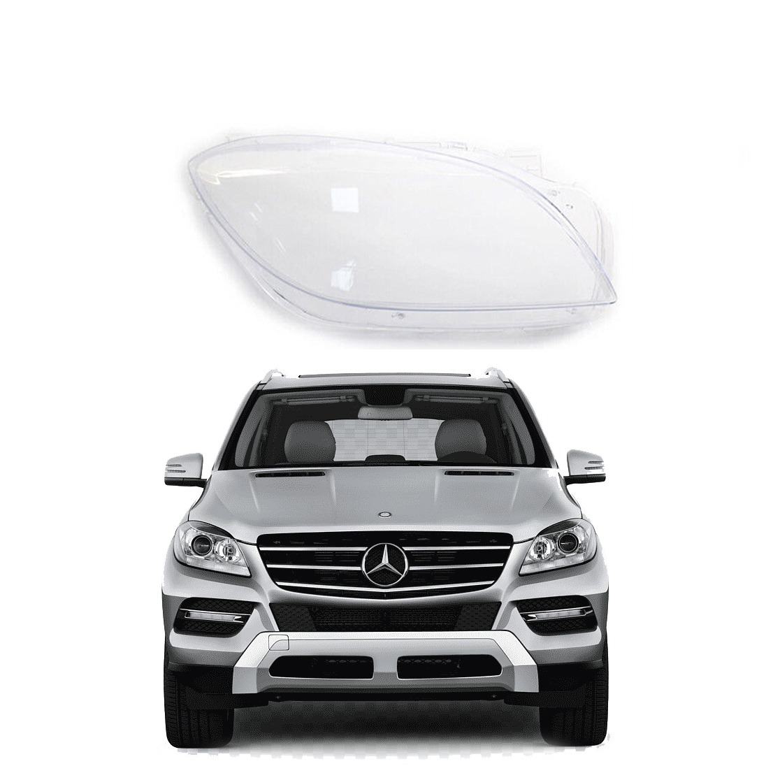Дясно стъкло за фар на Mercedes-Benz W166 ML (12-15)