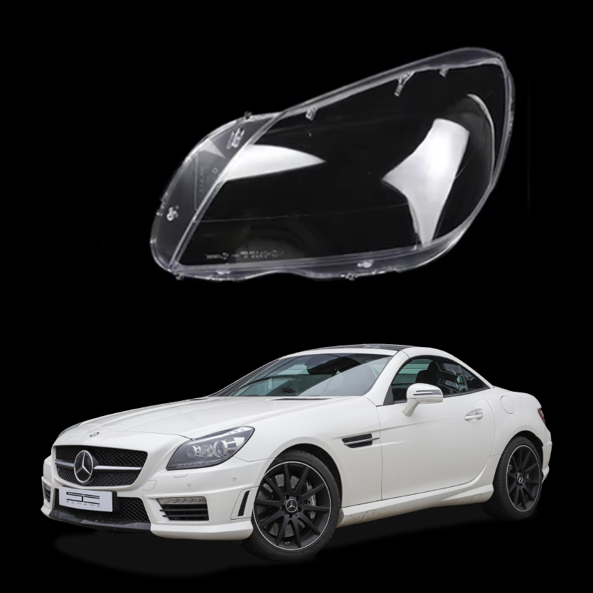 Ляво стъкло за фар на Mercedes-Benz W172 SLK (11-15)