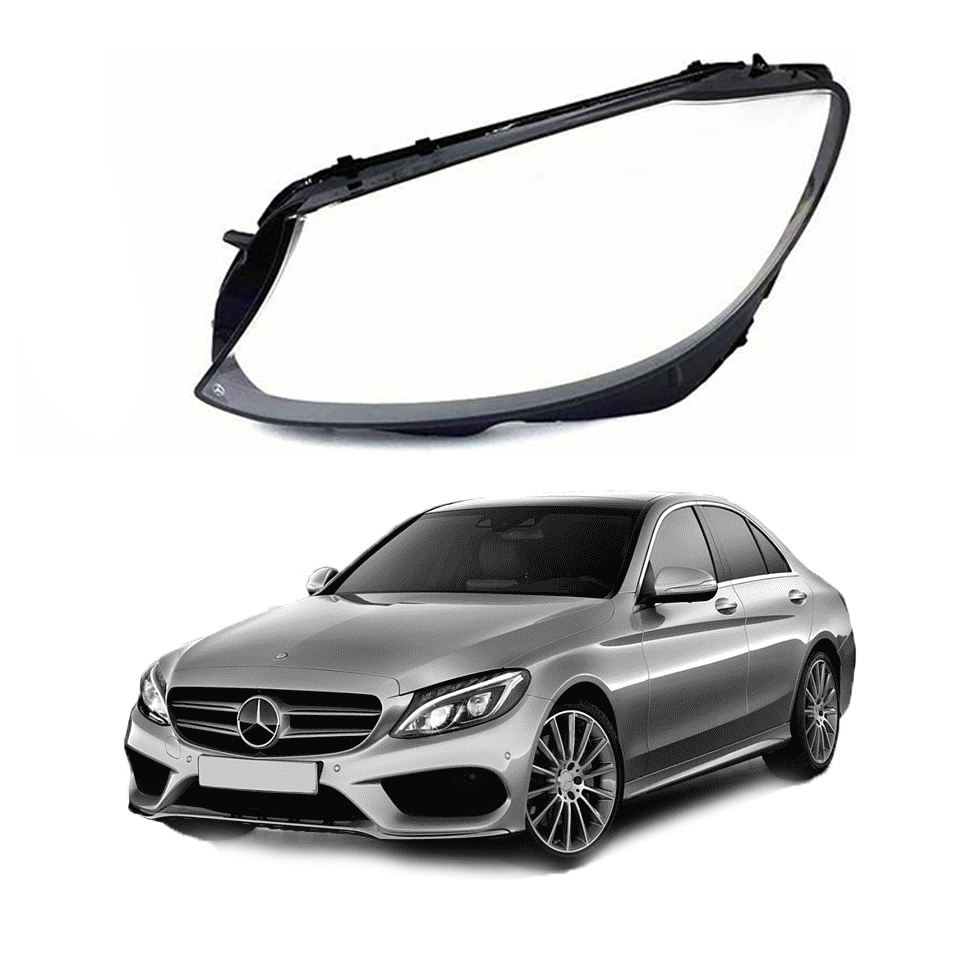 Ляво стъкло за фар Mercedes-Benz C-Class W205 (2015-2018)