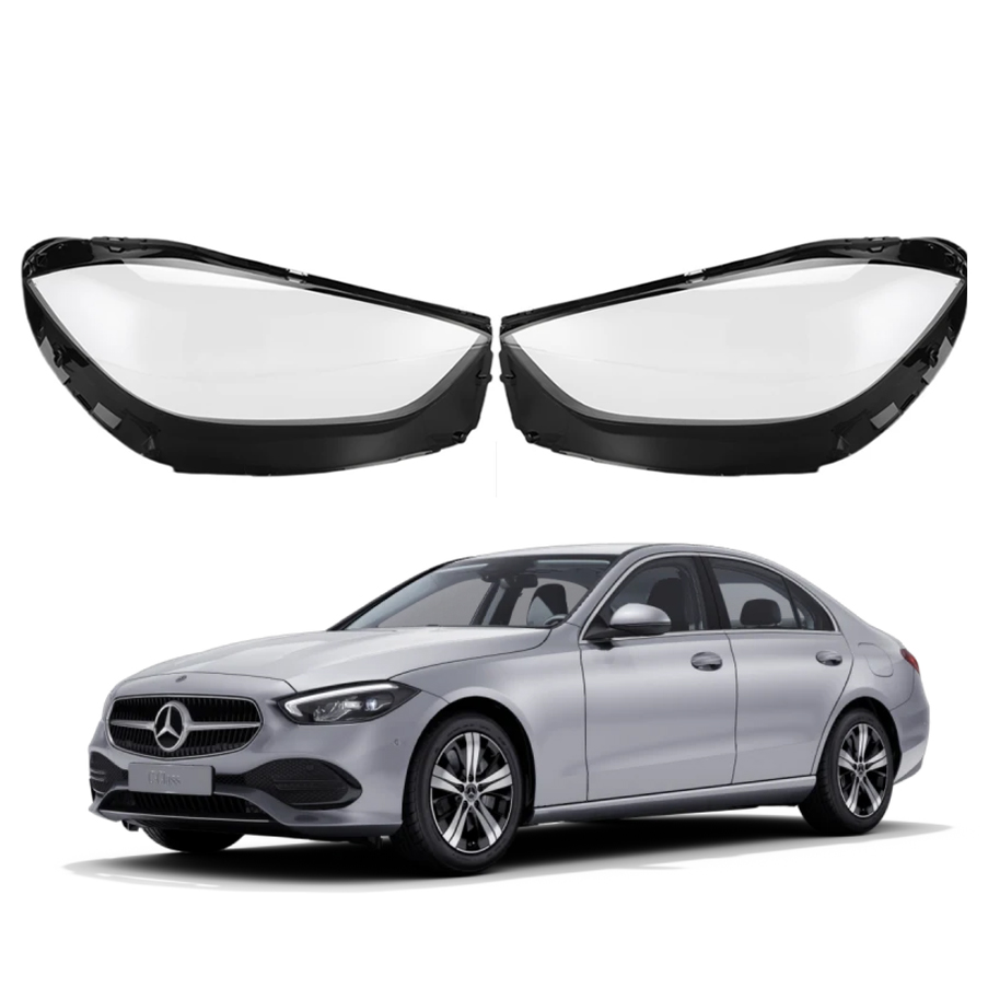 Комплект стъкла за фарове на Mercedes-Benz C class W206 (21-23), ляво 