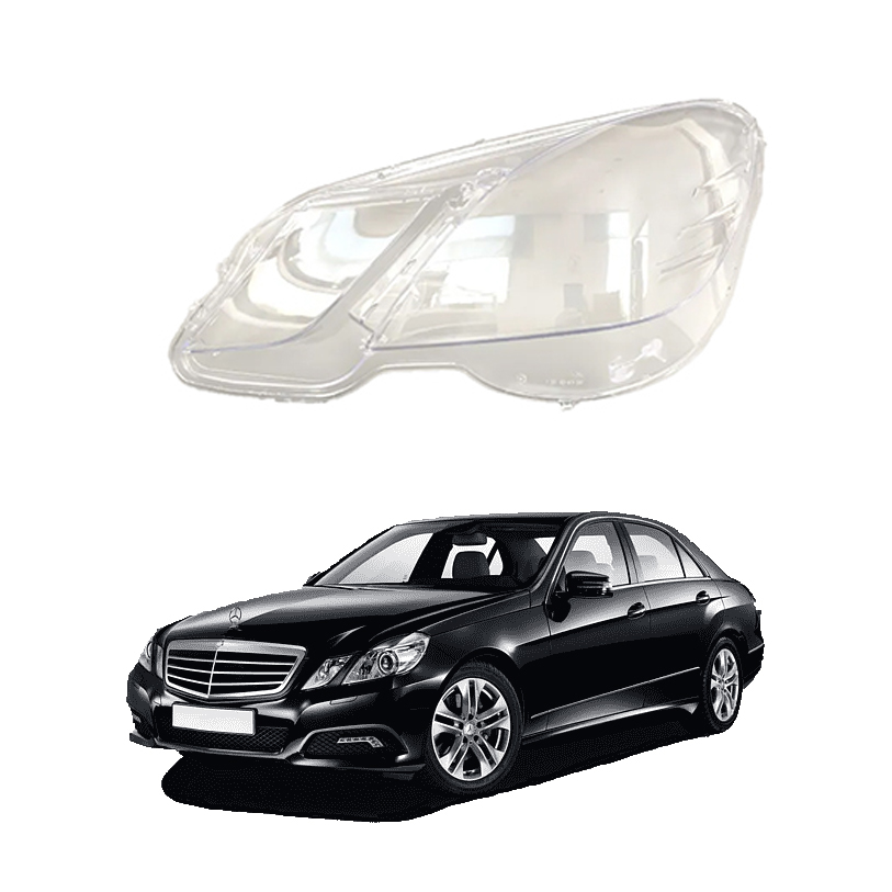 Ляво стъкло за фар на Mercedes-Benz E W212 (09-13)