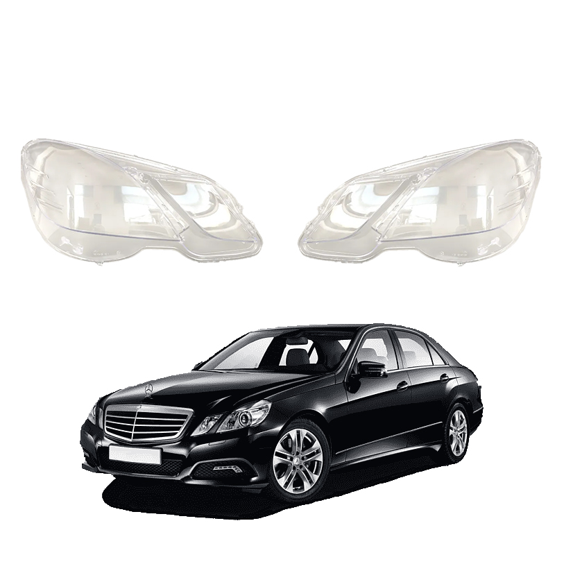 Комплект стъкла за фарове на Mercedes-Benz E class W212 (09-13), ляво 