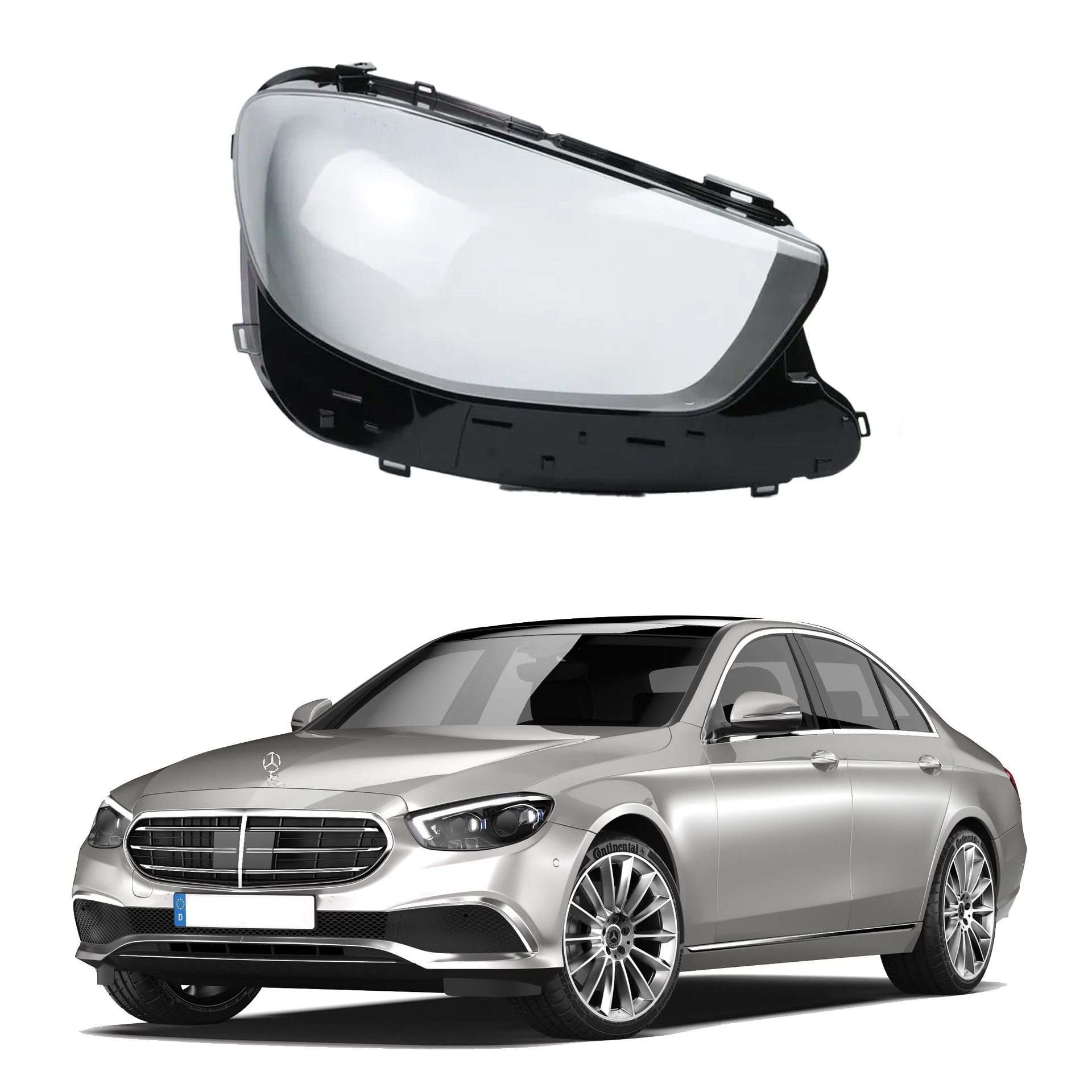 Дясно стъкло за фар Mercedes-Benz E-Class W213 Facelift (20-21)