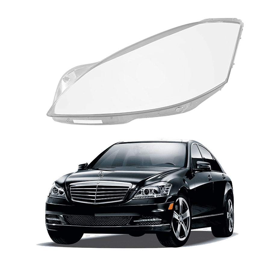 Ляво стъкло за фар на Mercedes-Benz S W221 FACELIFT (10-14)