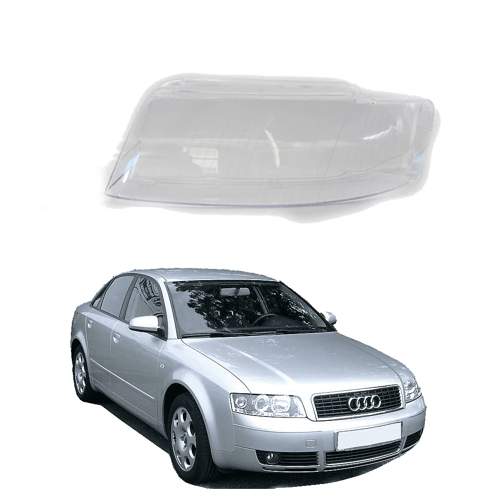 Ляво стъкло за фар на Audi A4 B6 