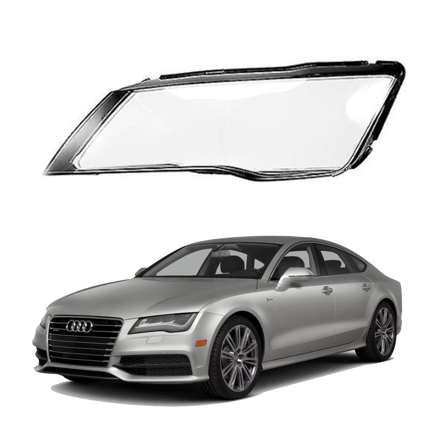 Ляво стъкло за фар Audi A7 C7 (11-14)