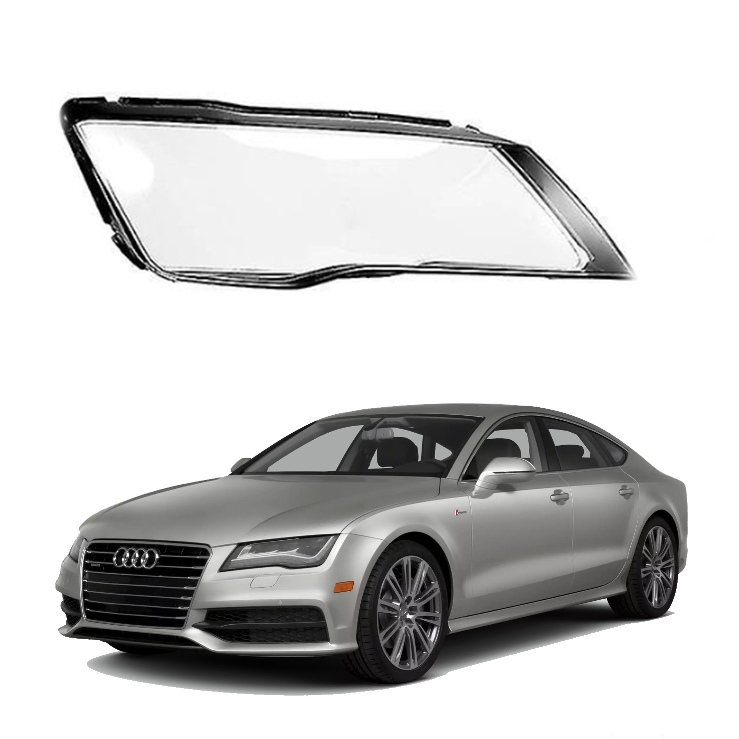 Дясно стъкло за фар Audi A7 C7 (11-14)