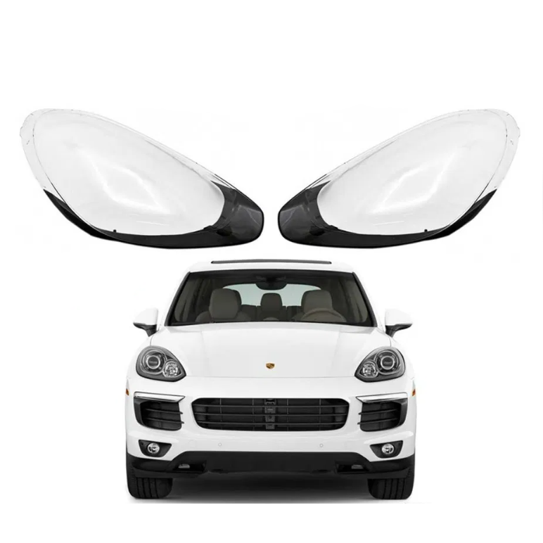 Комплект стъкла за фарове за Porsche Cayenne (15-18), ляво и дясно 