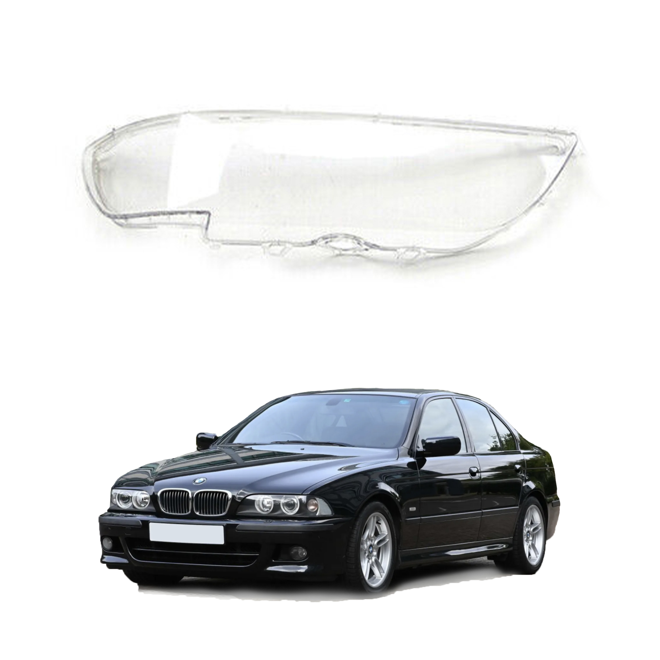 Дясно стъкло за фар за BMW 5 серия E39 (99-03)