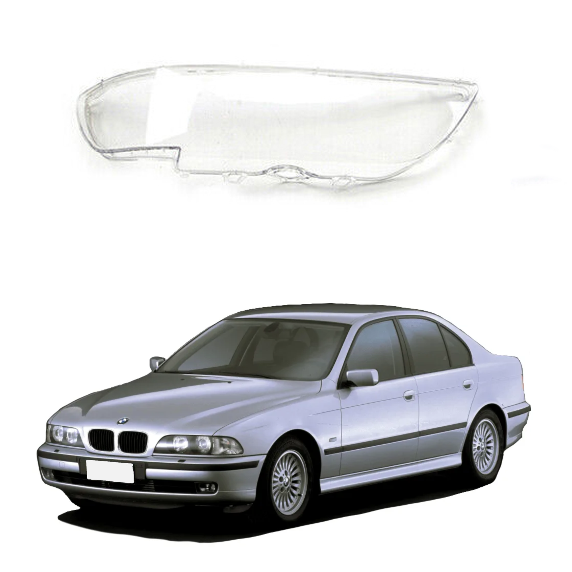 Дясно стъкло за фар на BMW 5 серия E39 (1995-1999)