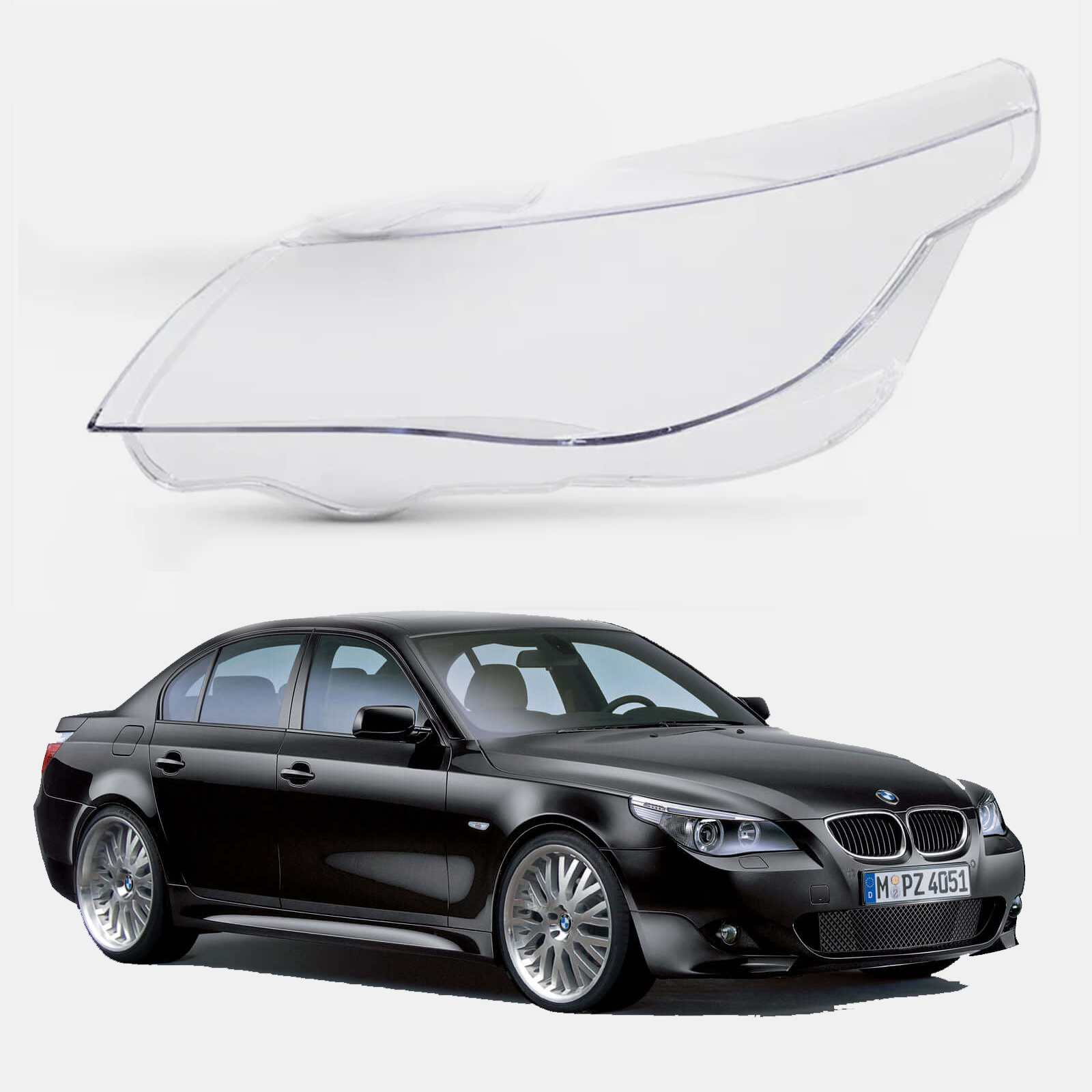 Ляво стъкло / капак за фар за BMW 5 E60 E61, 2003-2010