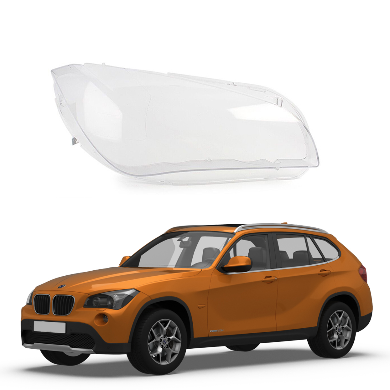 Дясно стъкло за фар за BMW X1 E84 (09-15)