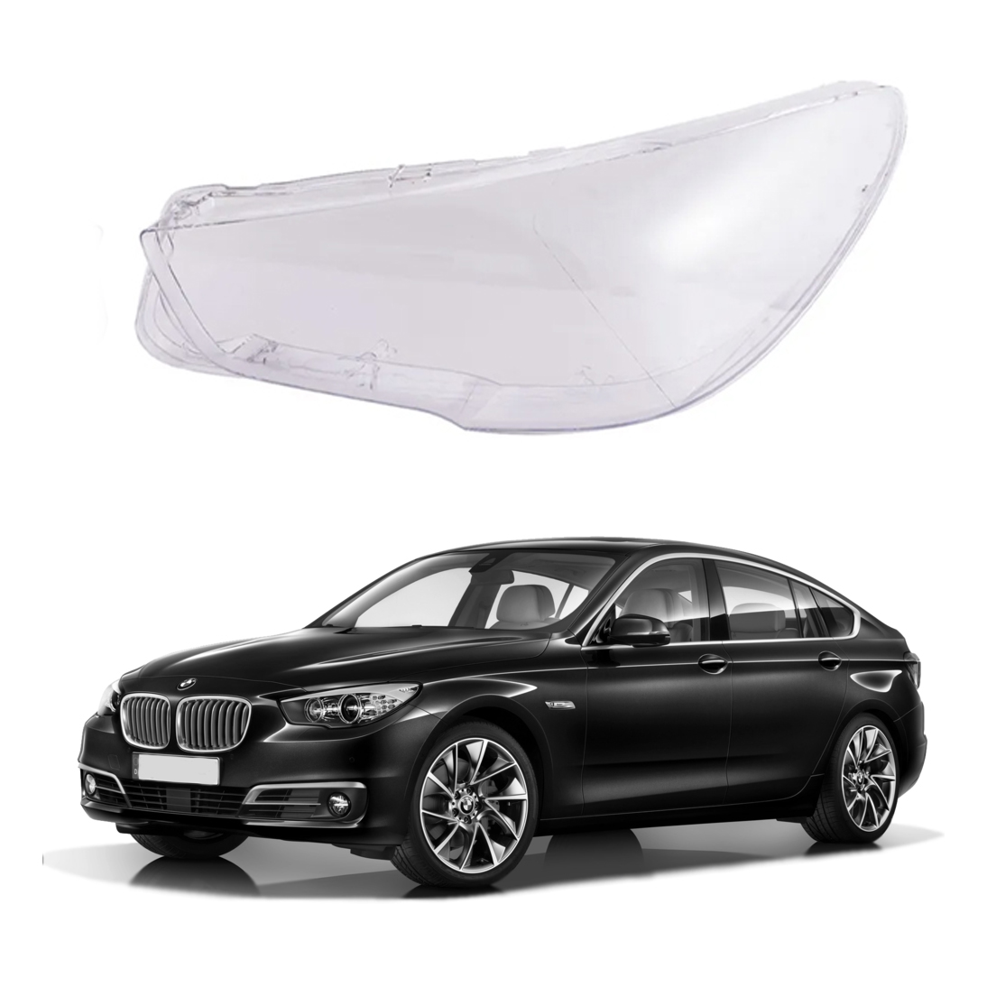 Ляво стъкло / капак за фар за BMW 5 GT F07 (10-15)
