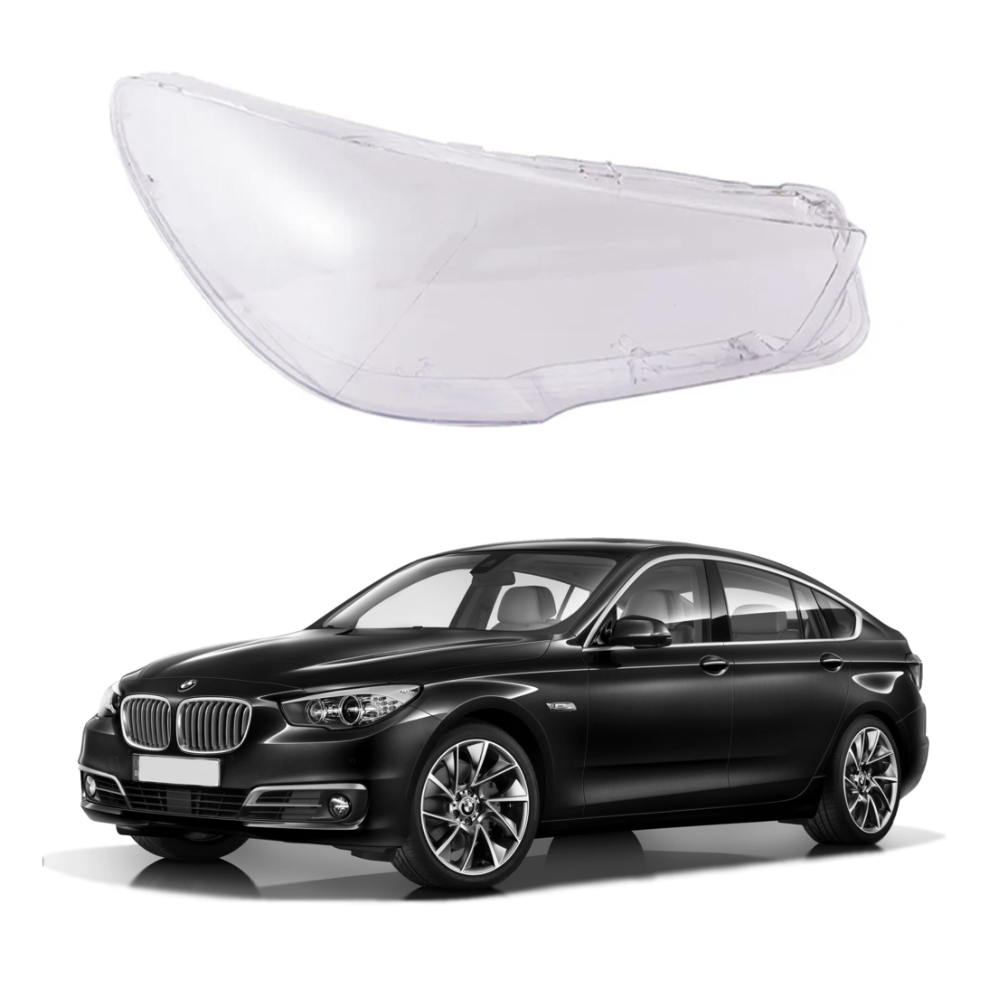 Дясно стъкло / капак за фар за BMW 5 GT F07 (10-15)
