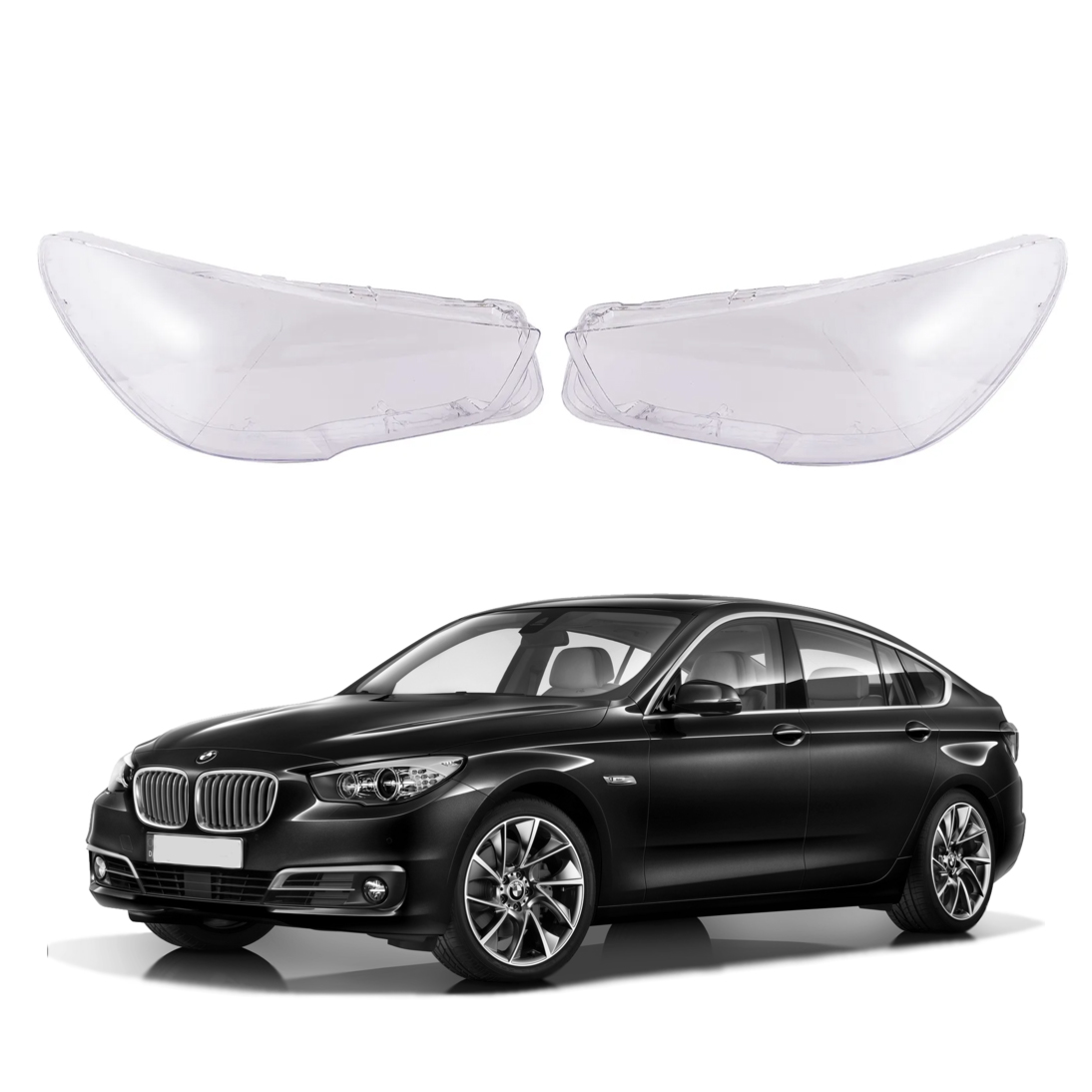 Комплект стъкла / капаци за фарове за BMW 5 GT F07 (10-15)