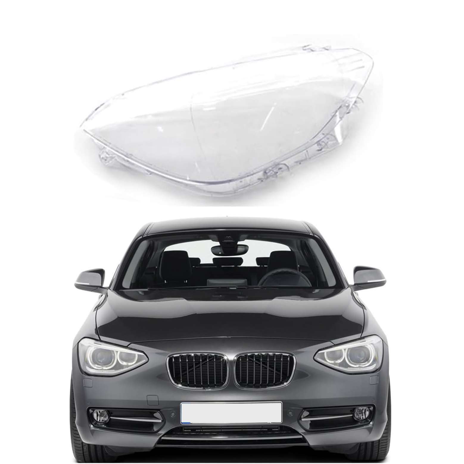 Ляво стъкло / капак за фар за BMW 1 F20/F21 (11-14)