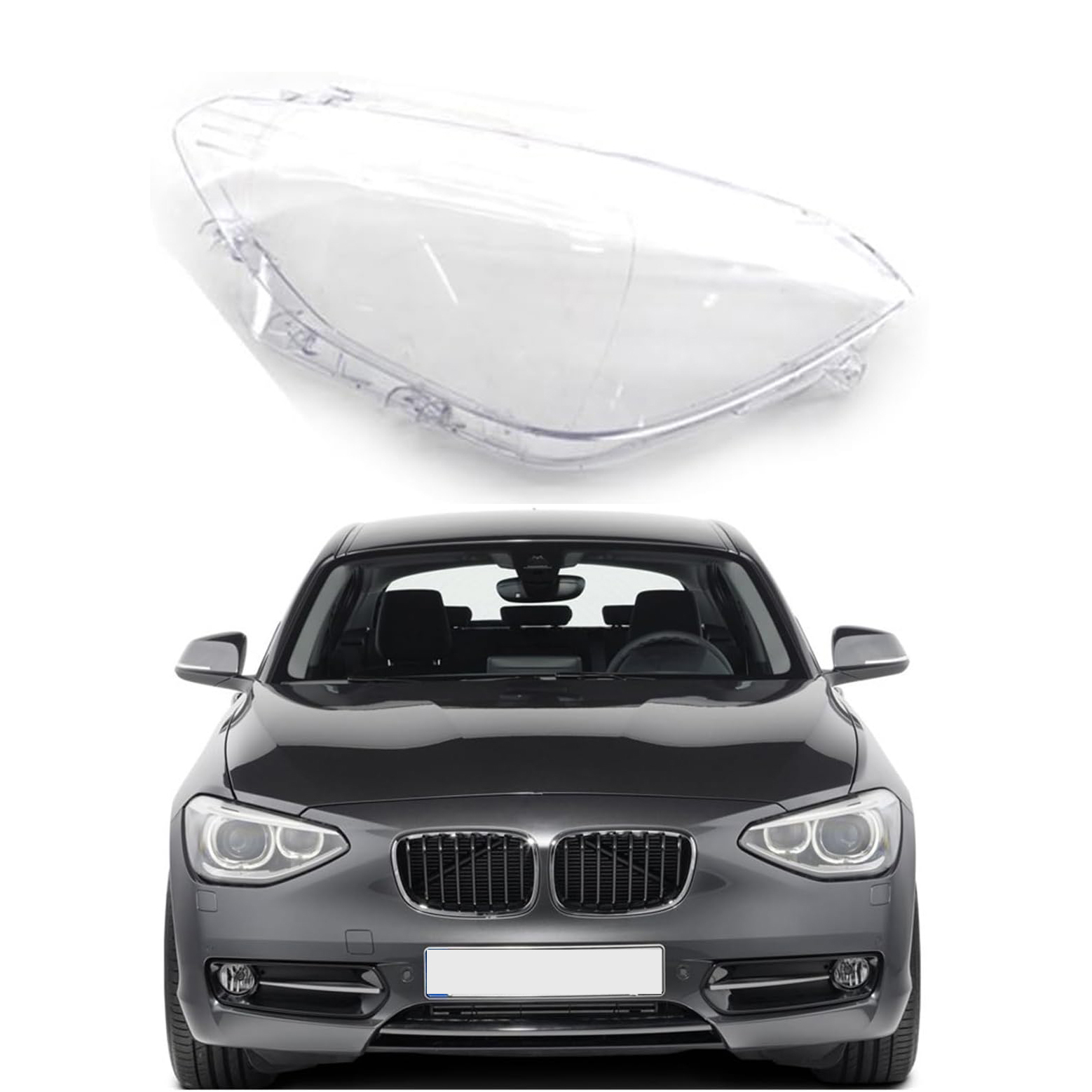 Дясно стъкло / капак за фар за BMW 1 F20/F21 (11-14)