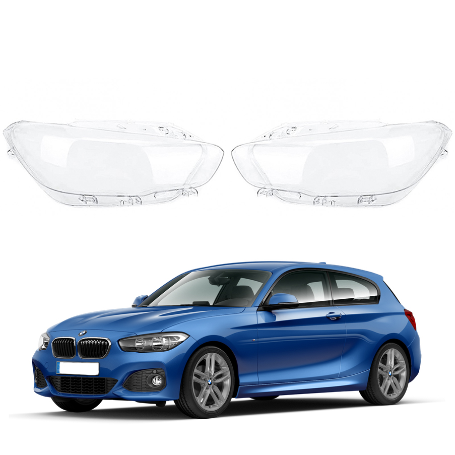 Комплект стъкла / капаци за фарове за BMW 1 Серия F20 (15-18), ляво и 