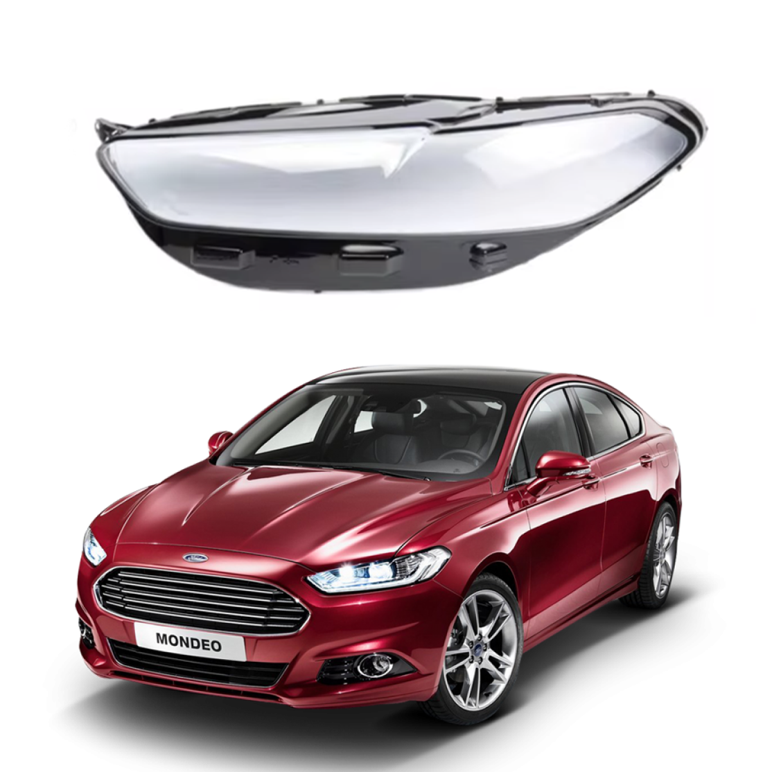 Ляво стъкло / капак за фар за Ford Mondeo MK5 (13-16)
