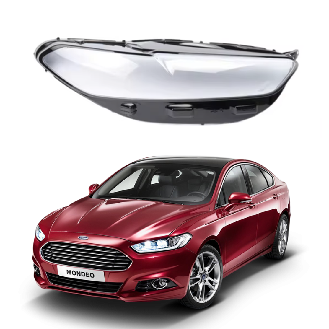 Дясно стъкло / капак за фар за Ford Mondeo MK5 (13-16)