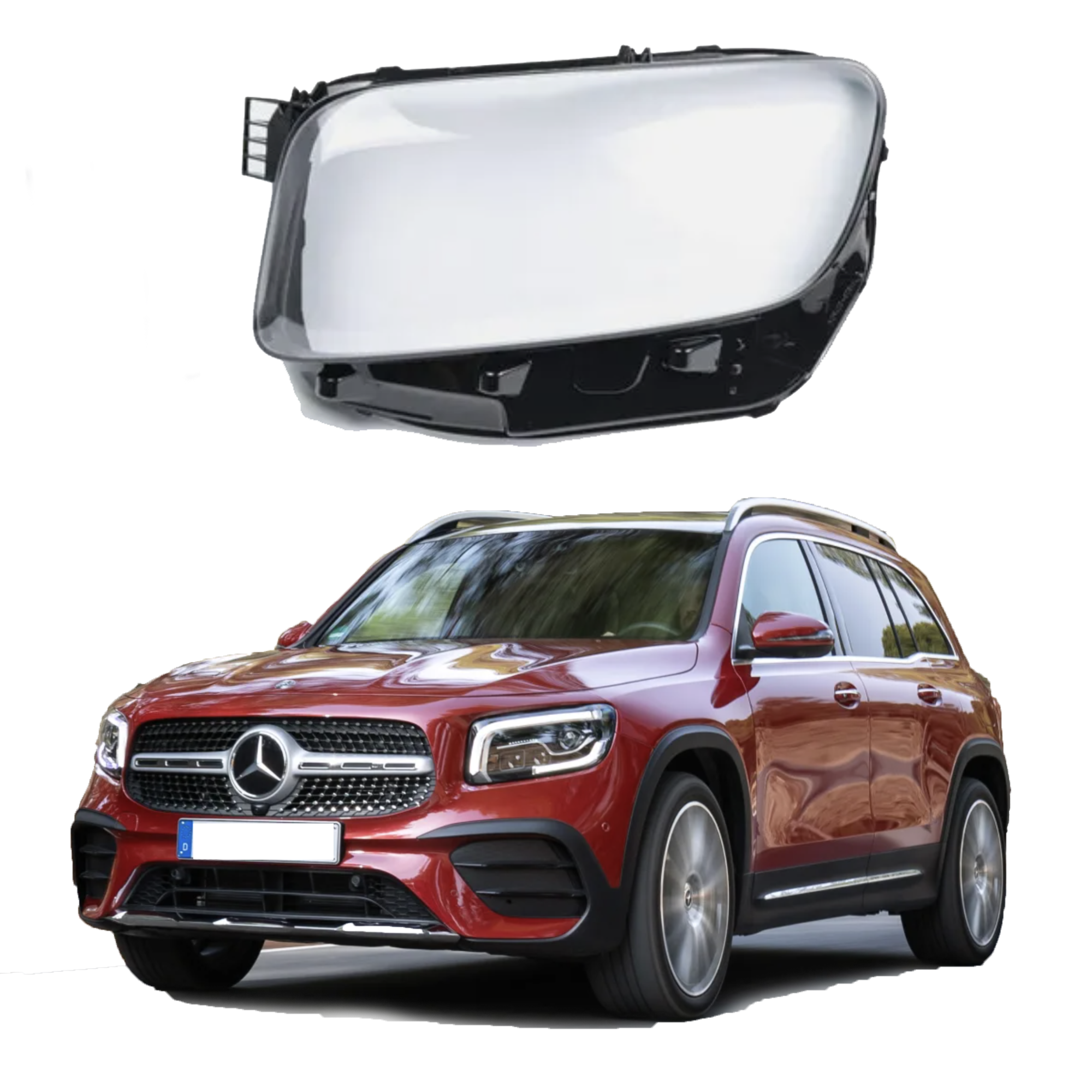 Ляво стъкло / капак за фар за Mercedes-Benz GLB W247 (19-21)