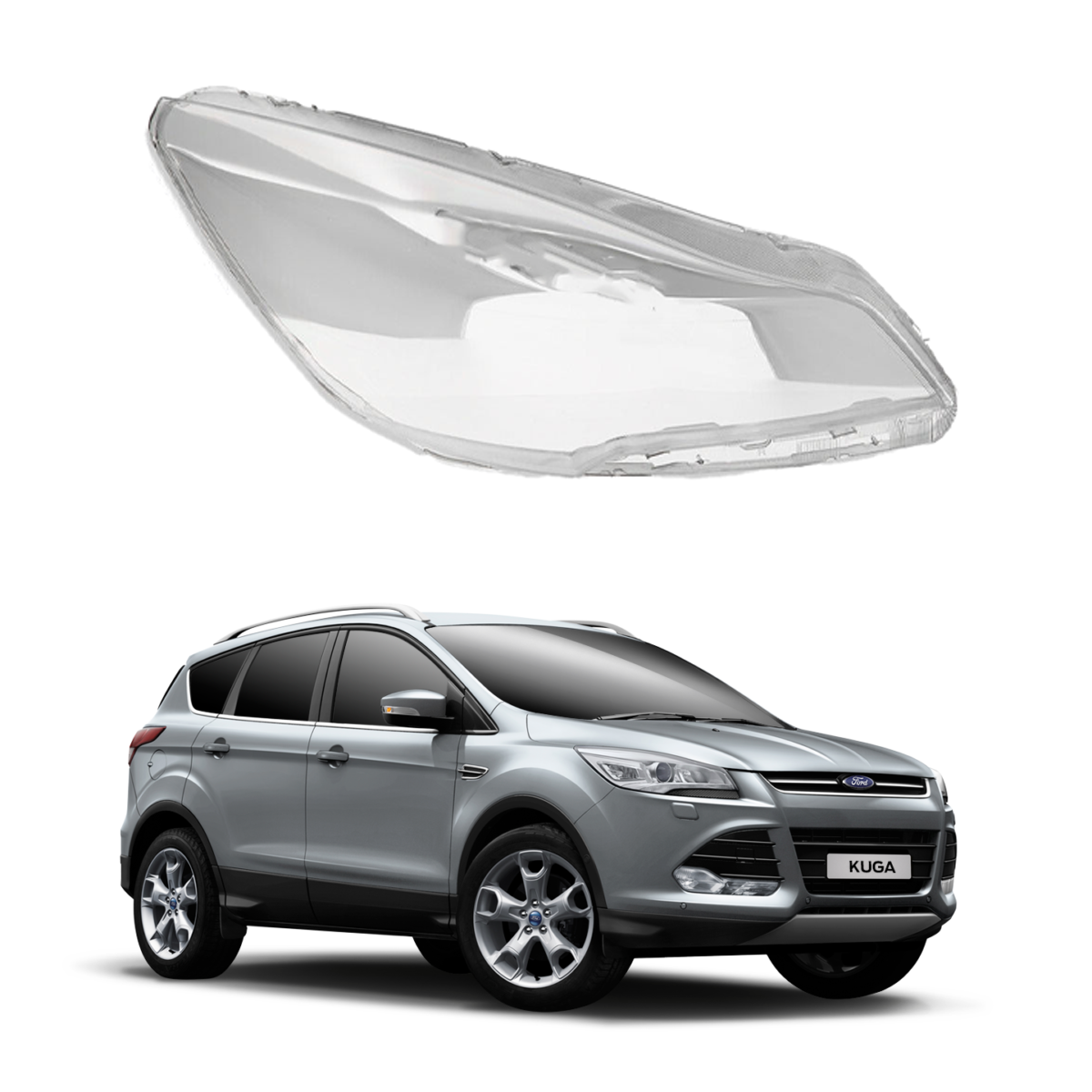 Дясно стъкло / капак за фар за Ford Kuga (13-16)