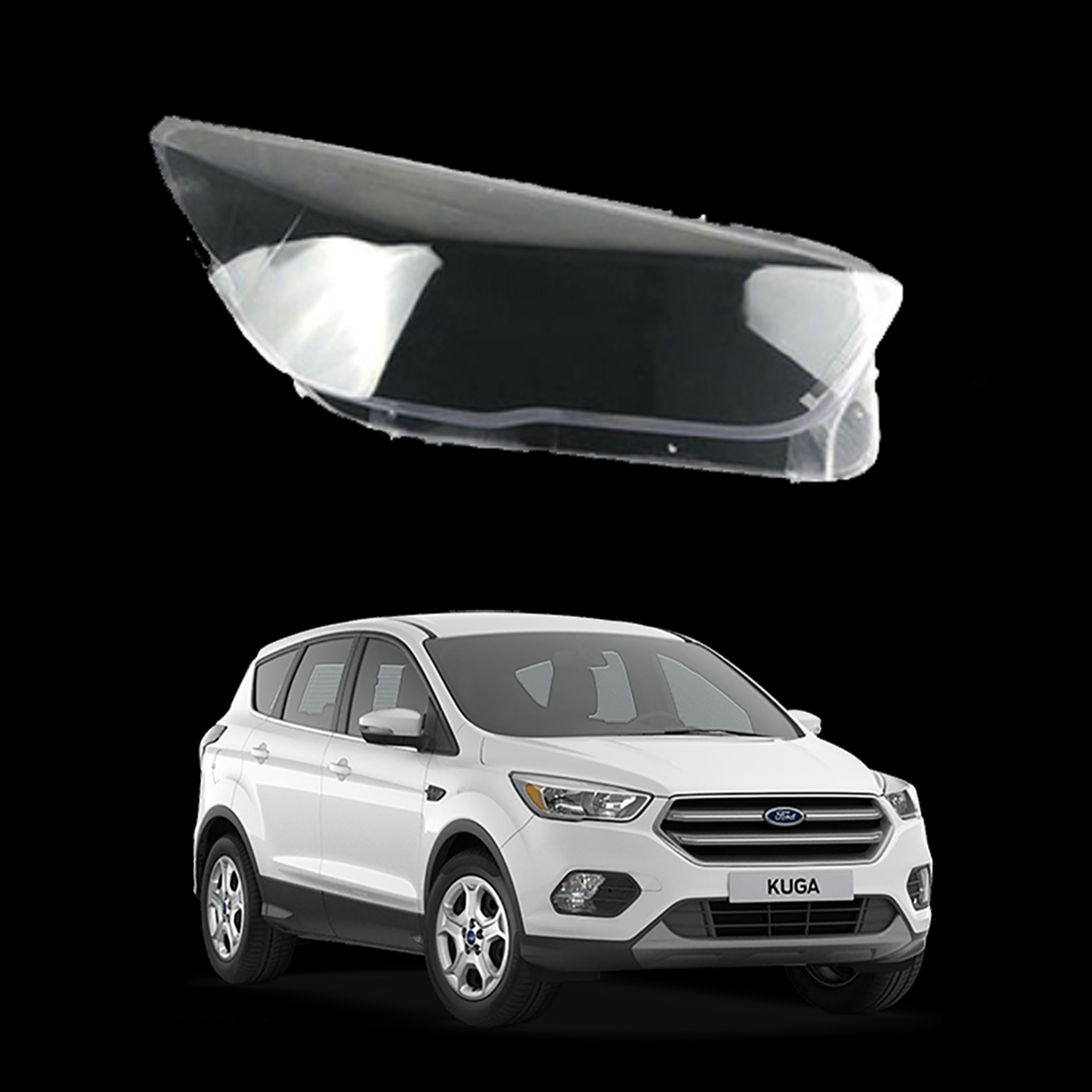 Дясно стъкло / капак за фар за Ford Kuga (16-19)