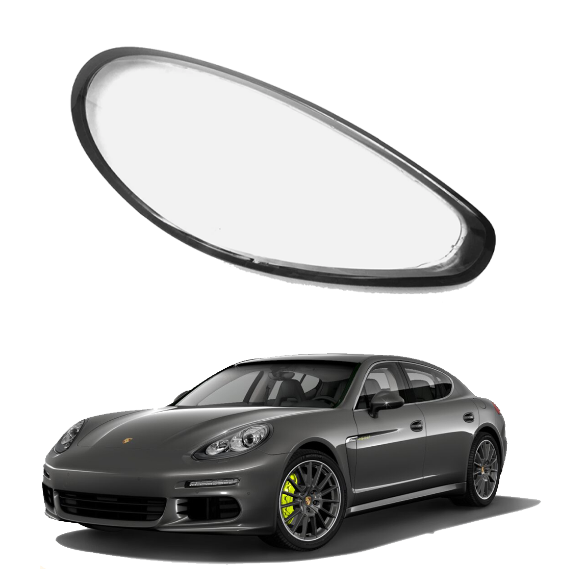 Дясно стъкло за фар на Porsche Panamera (2015-2018)