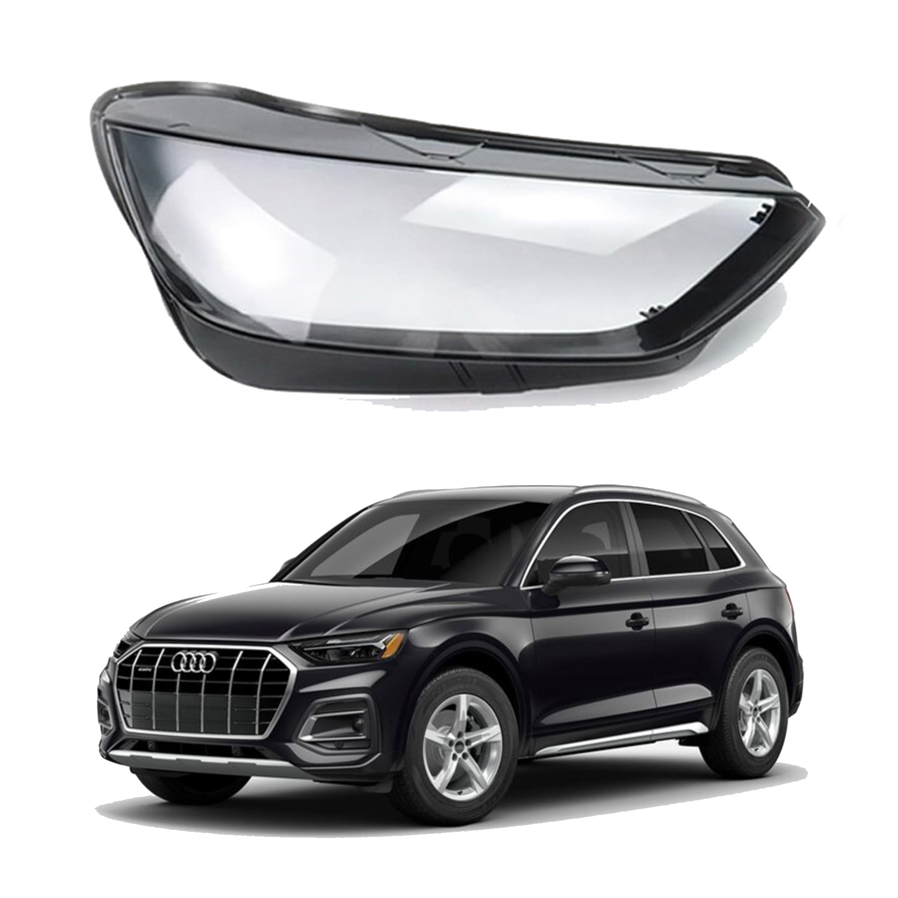 Дясно стъкло / капак за фар Audi Q5 (21-22)