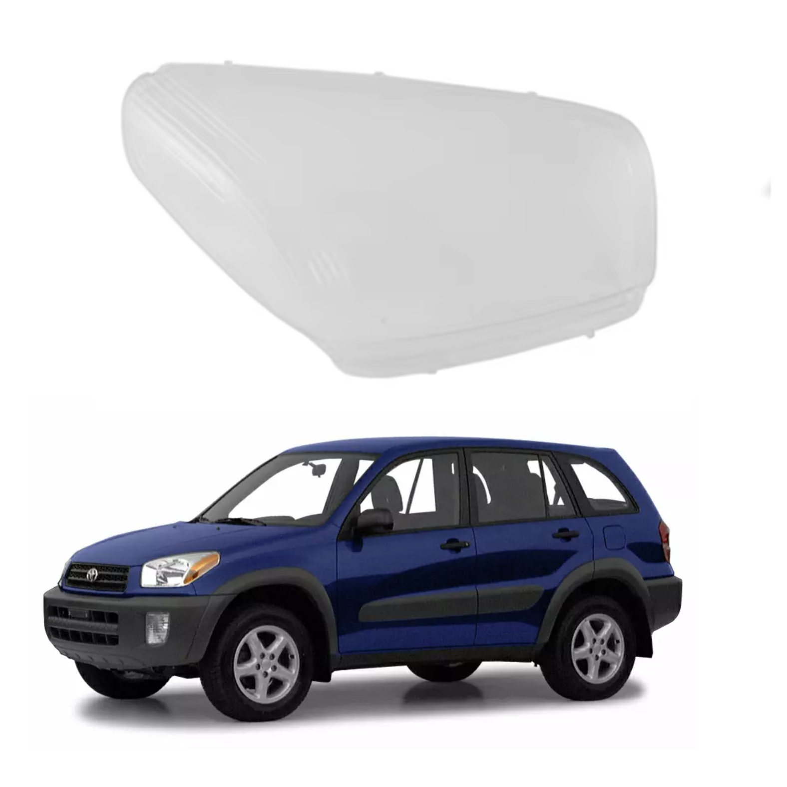 Дясно стъкло / капак за фар Toyota RAV4 (01-04)