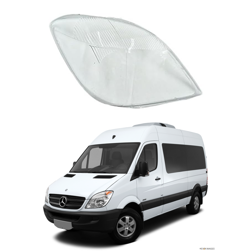 Дясно стъкло / капак за фар Mercedes-benz Sprinter (08-12)