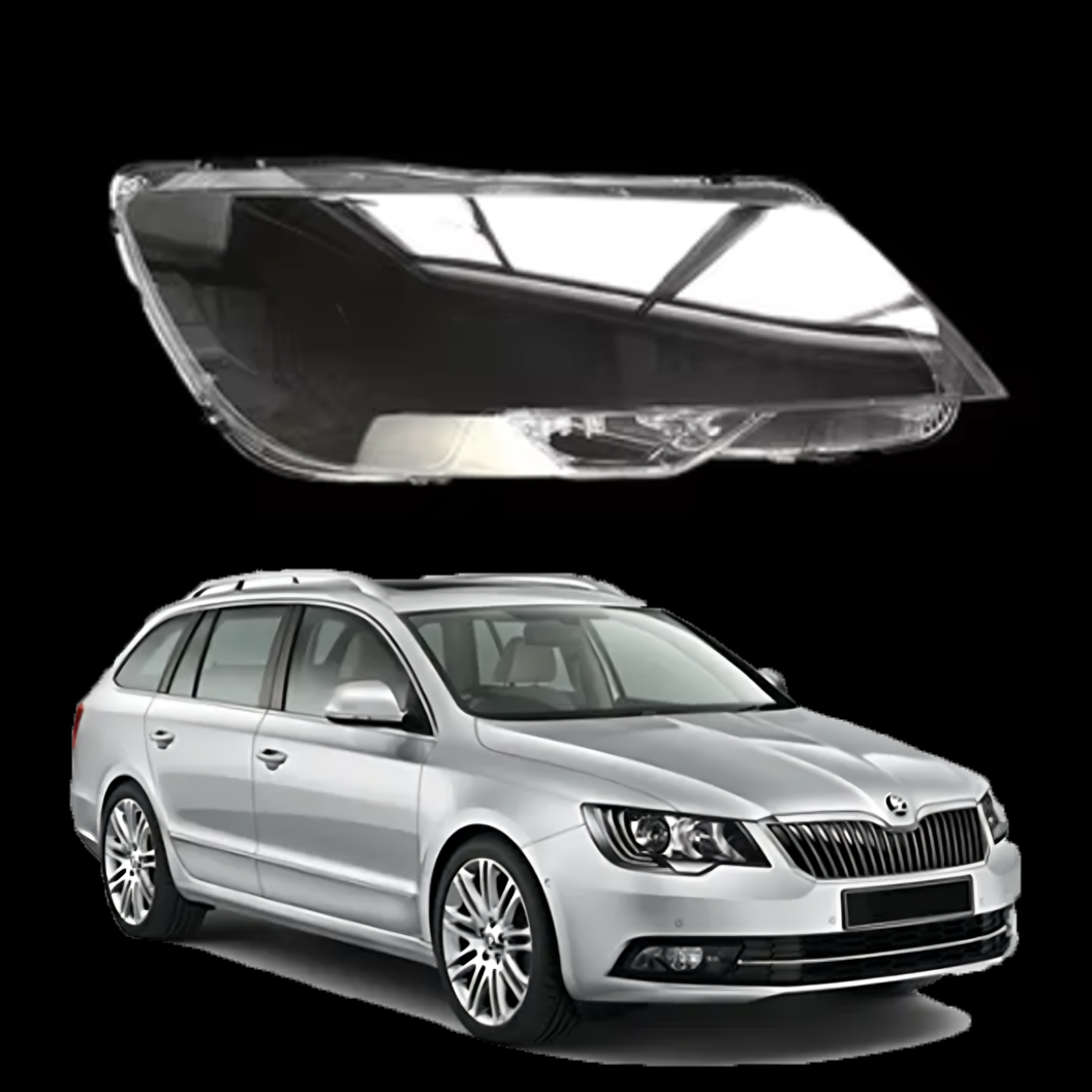Ляво стъкло / капак за фар Skoda Superb 2 Facelift (13-15)