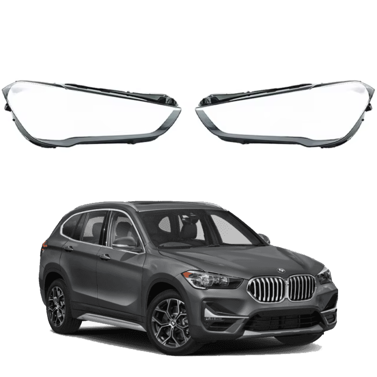 Комплект стъкла / капаци за фарове BMW X1 F48 F49 LCI (2020-2022), ляв
