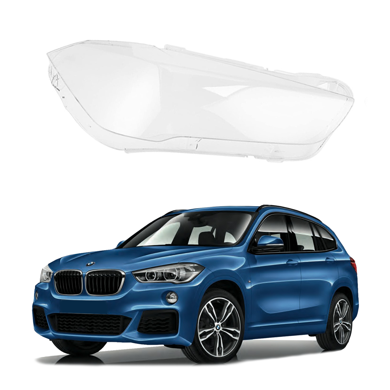 Дясно стъкло / капак за фар BMW X1 F48 F49 (2016-2019)