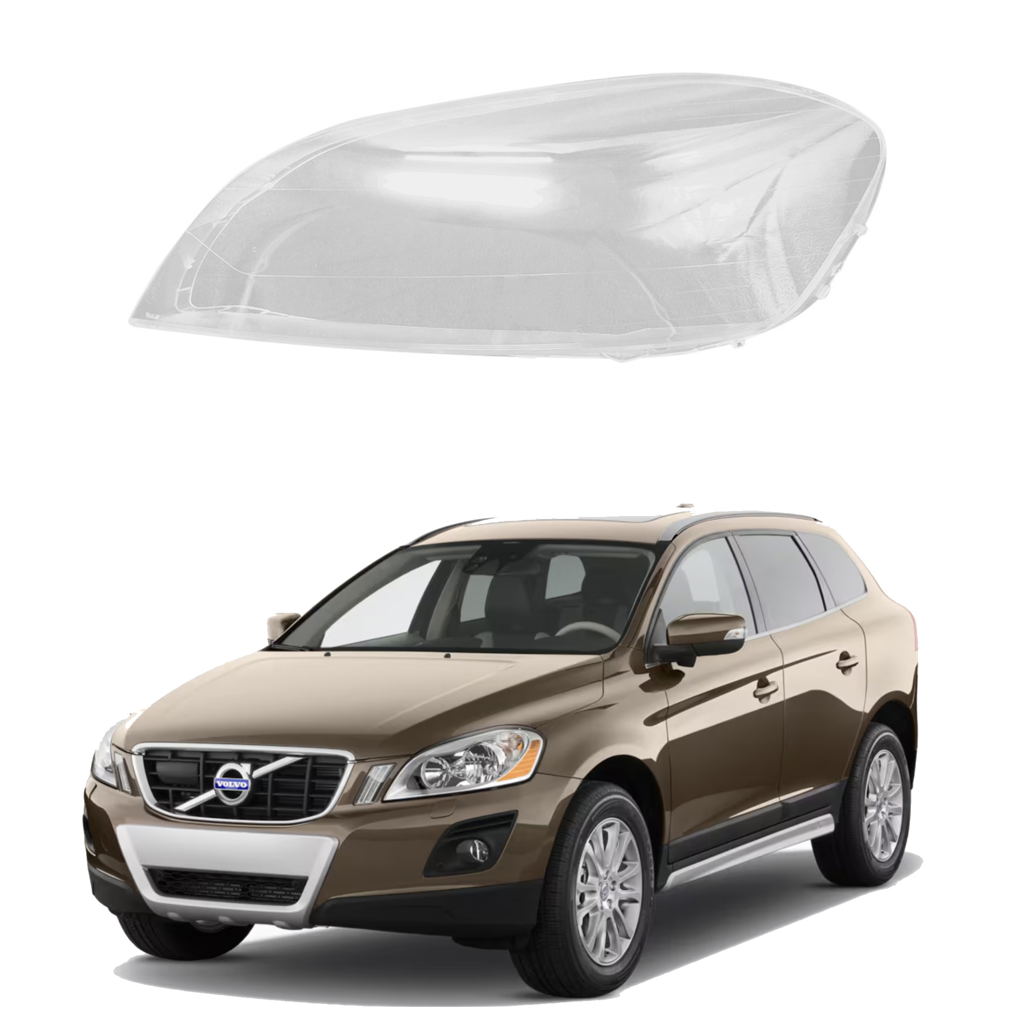 Ляво стъкло / капак за фар Volvo XC60 (09-13)