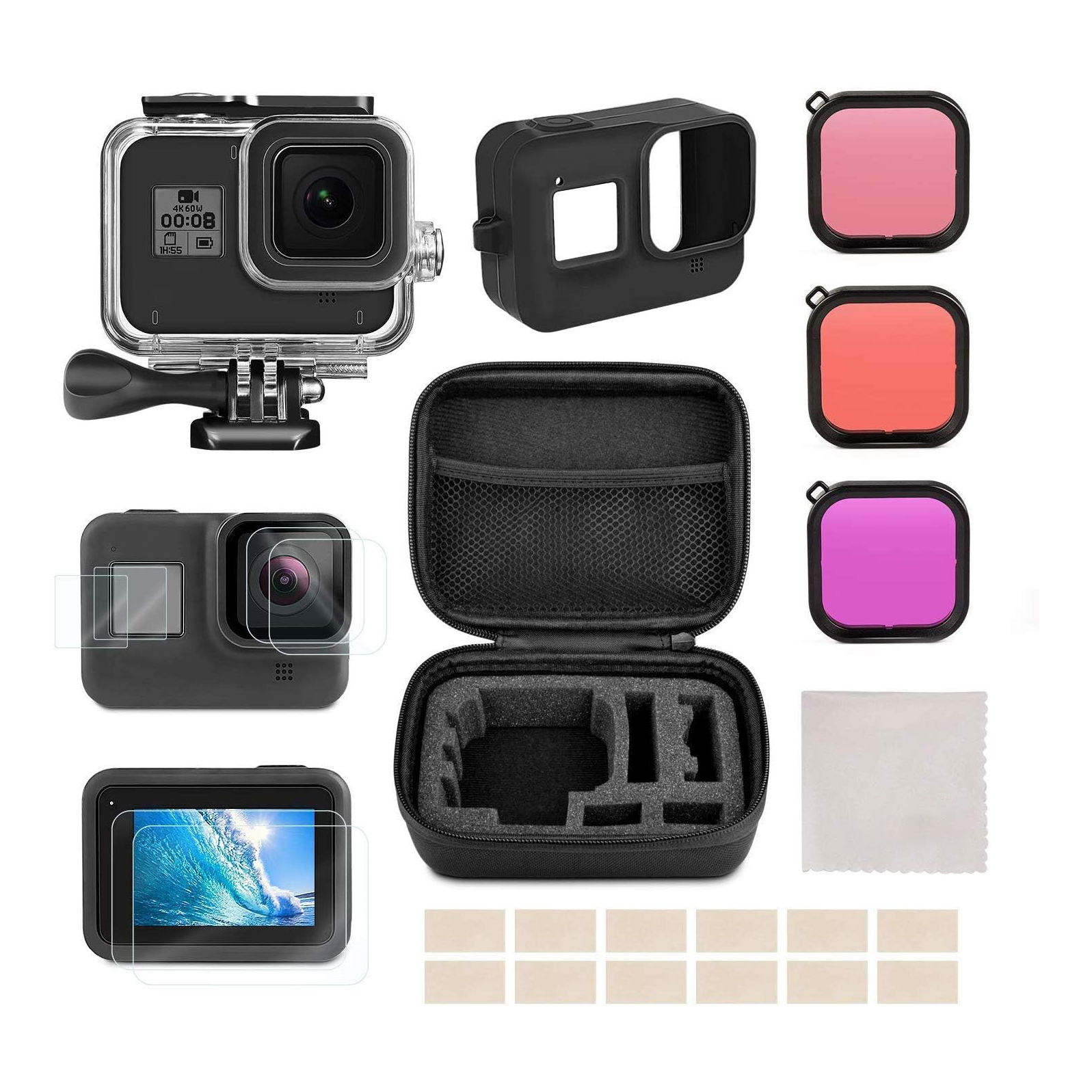 Комплект аксесоари за екшън камера GoPro Hero 8