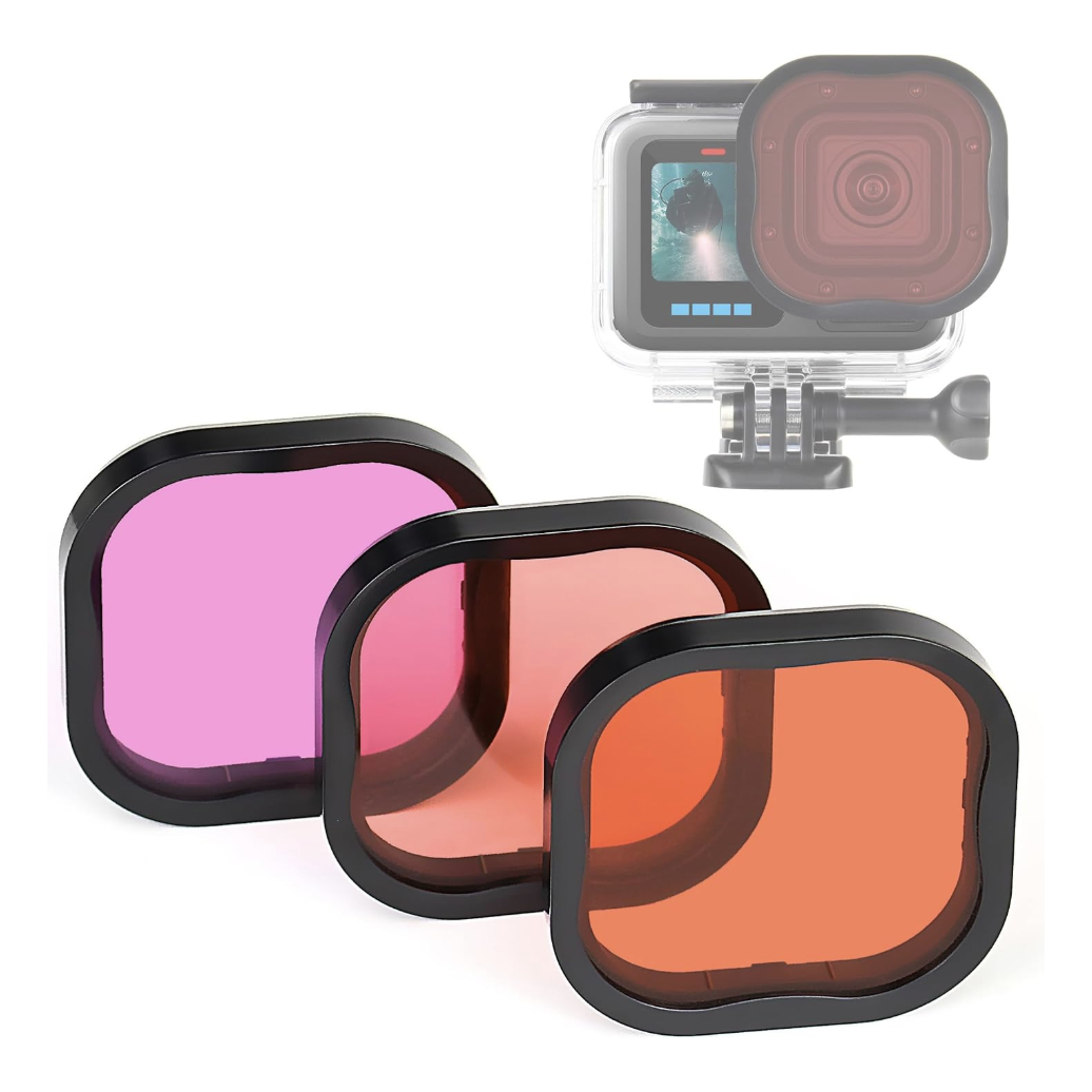 Комплект 3 цветни филтъра за екшън камера GoPro Hero 13