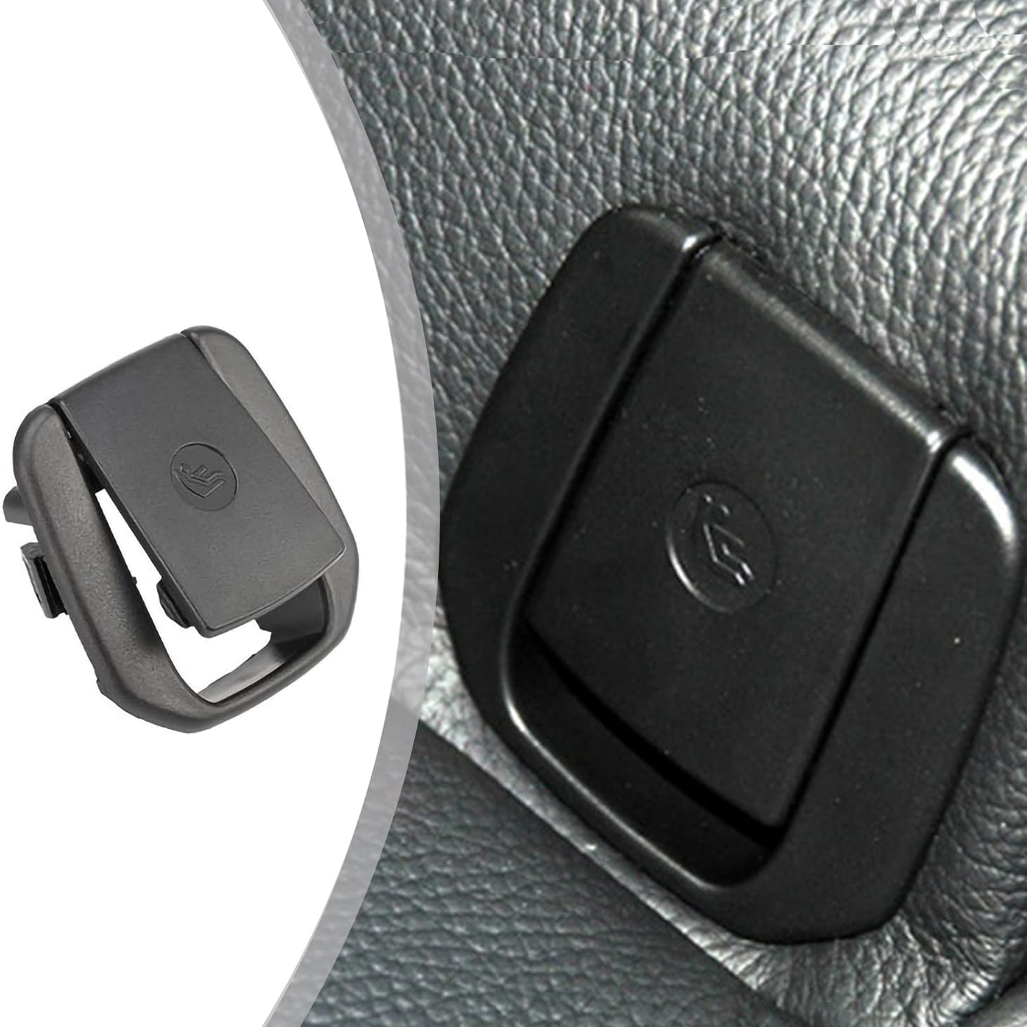 Черно капаче цяло за isofix / изофикс на BMW 1 2 3 серия M2 M3 F30 F31