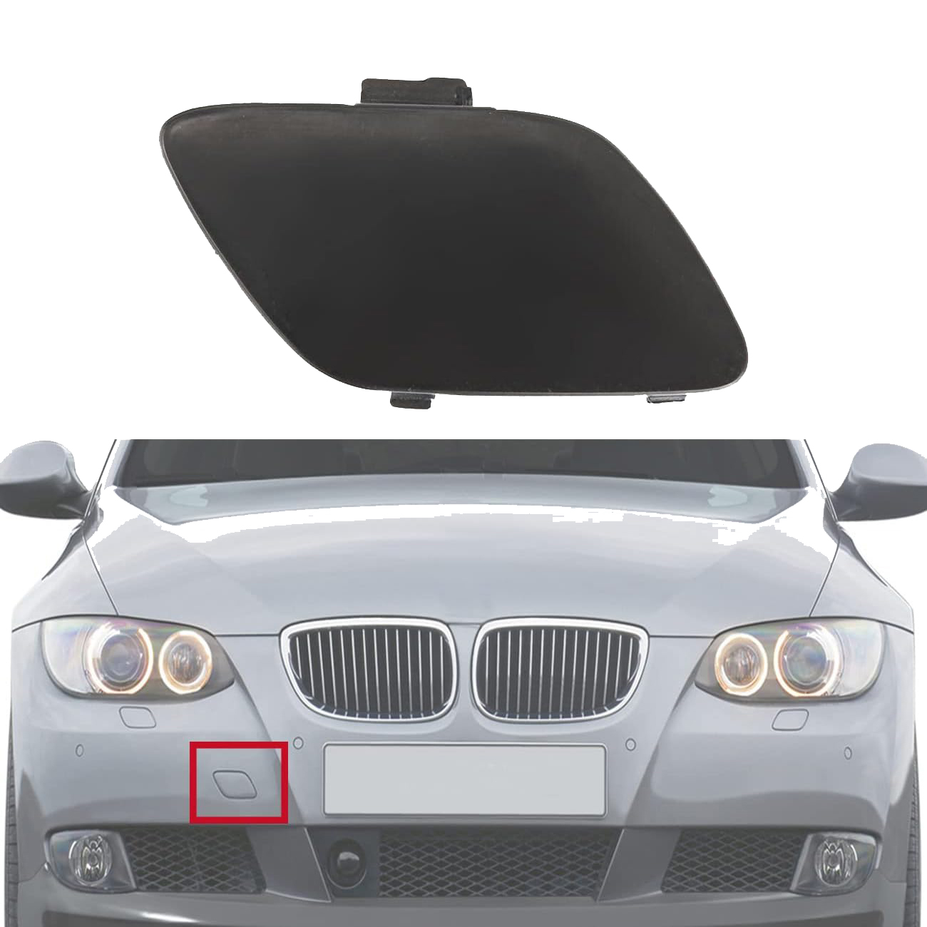 Капаче за куката на предната броня на BMW 3 серия E92 E93 (06-10) 