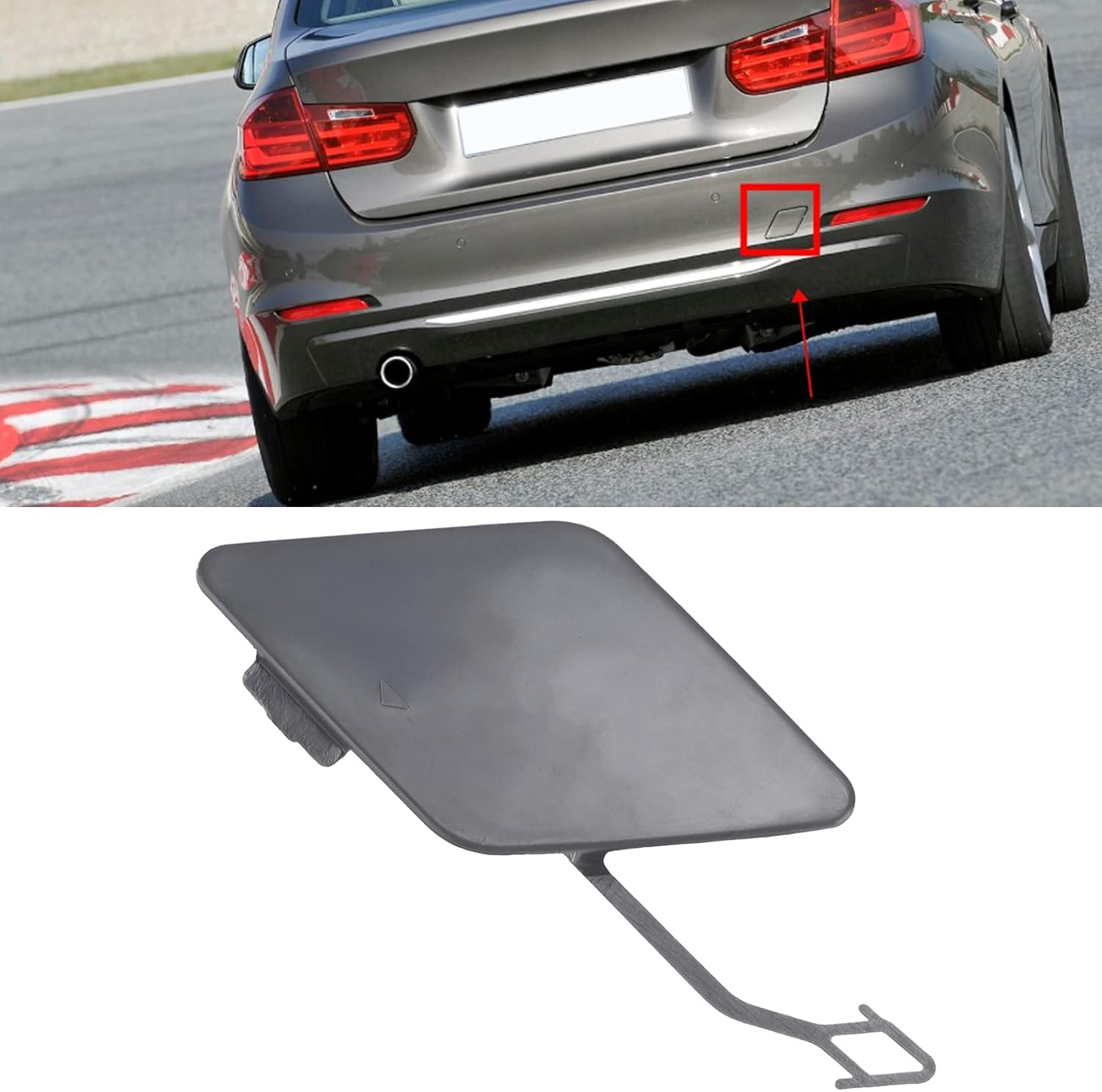 Капаче за куката на задната броня на BMW 3 серия F30 (12-15) 