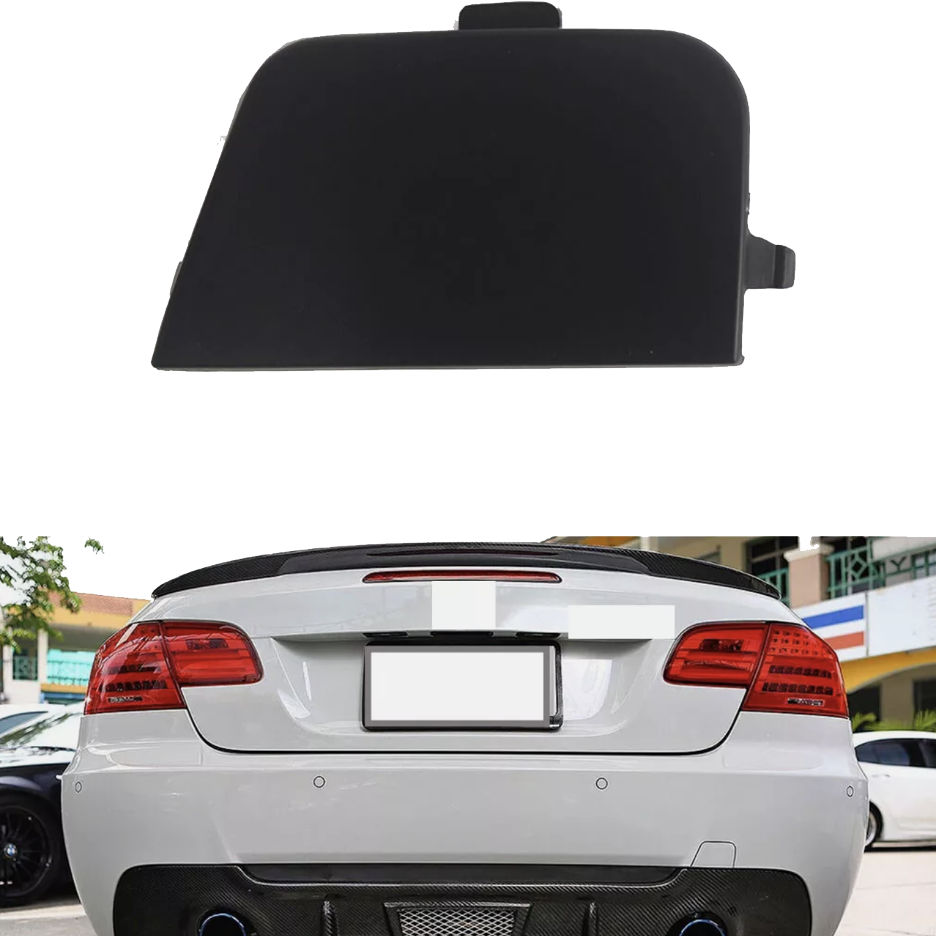 Капаче за куката на задната броня на BMW 3 серия E92 E93 facelift M-te