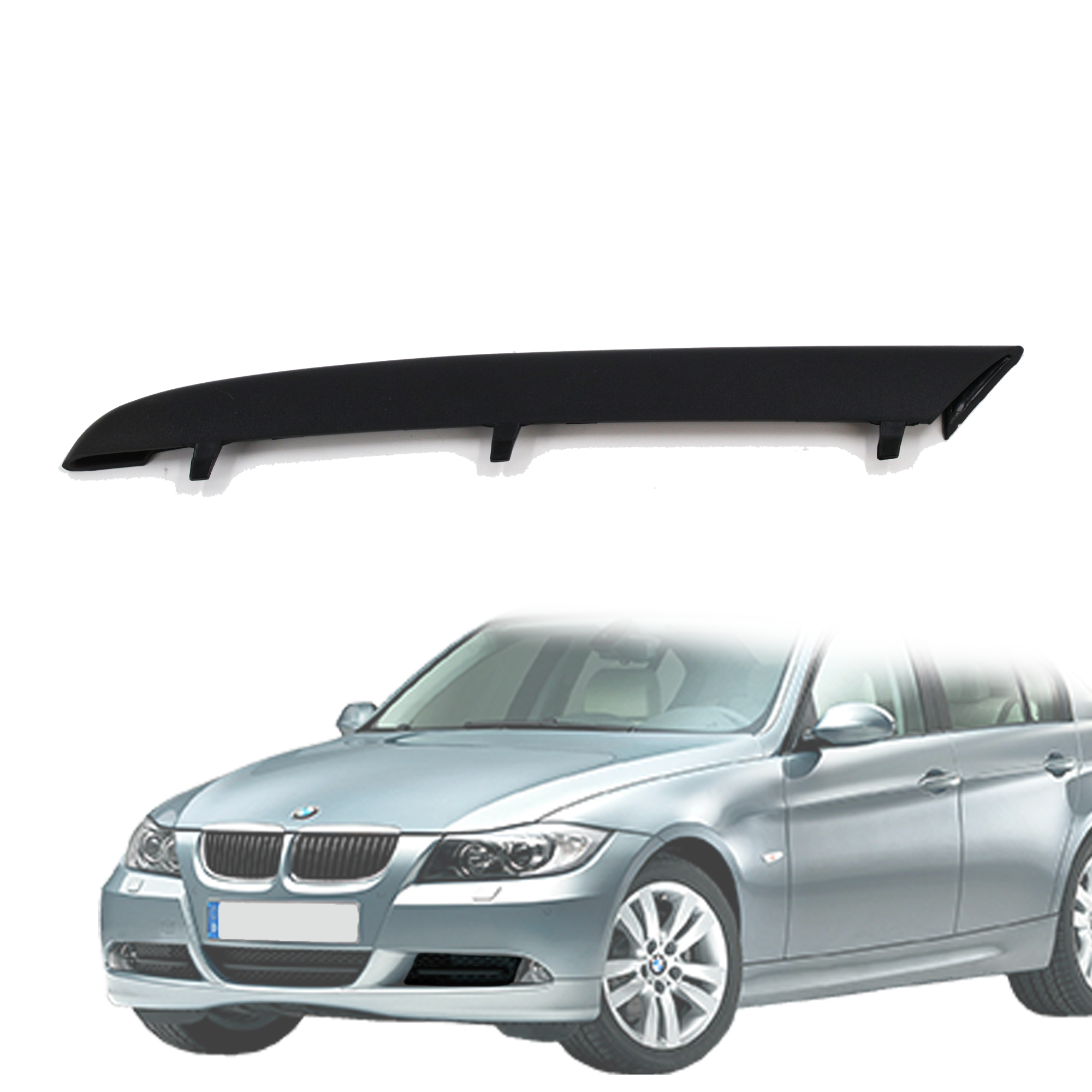 Лайсна на лява решетка за предна броня на BMW 3 серия E90 E91 (2005-20