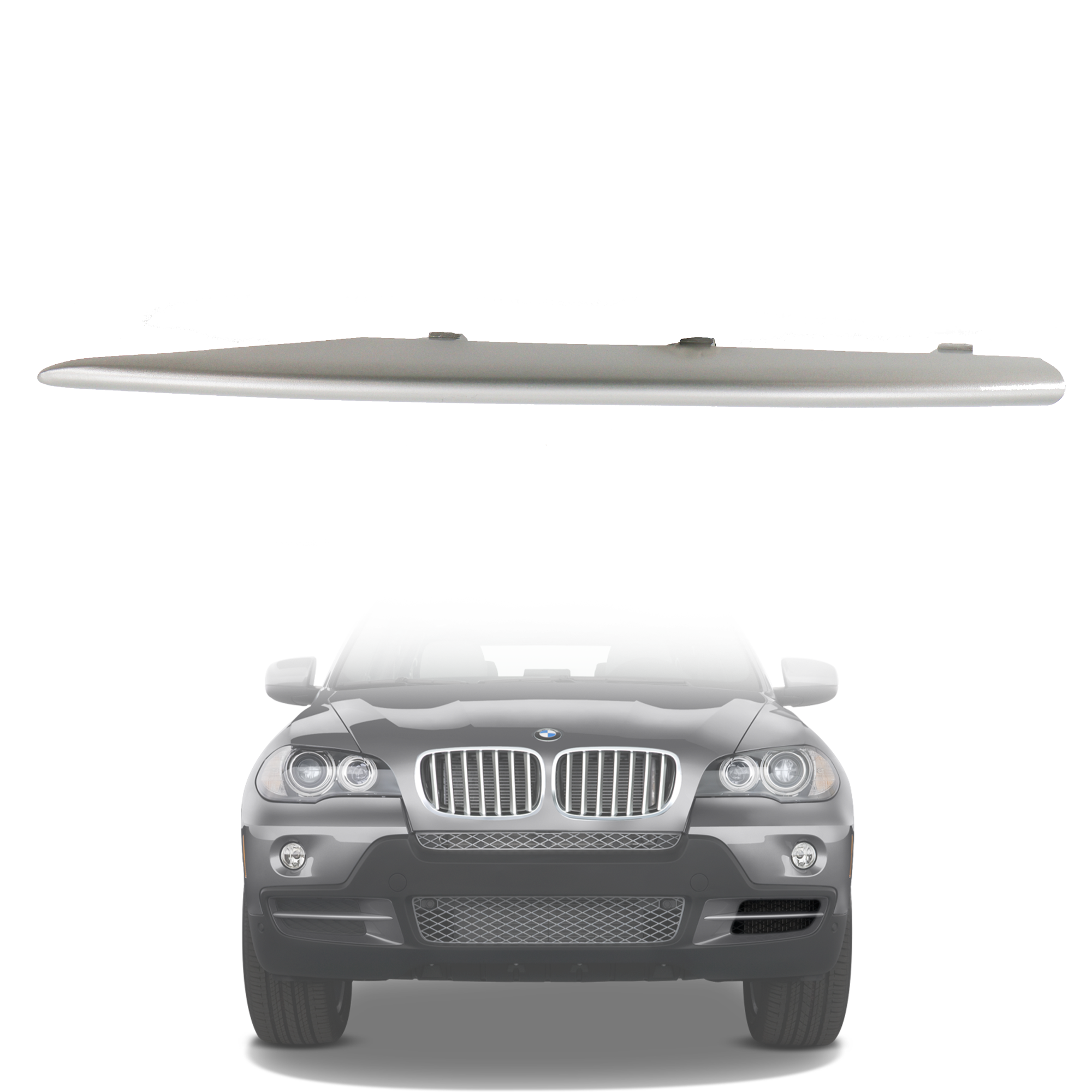 Лайсна на лява решетка в предна броня на BMW X5 E70 (2007-2010)