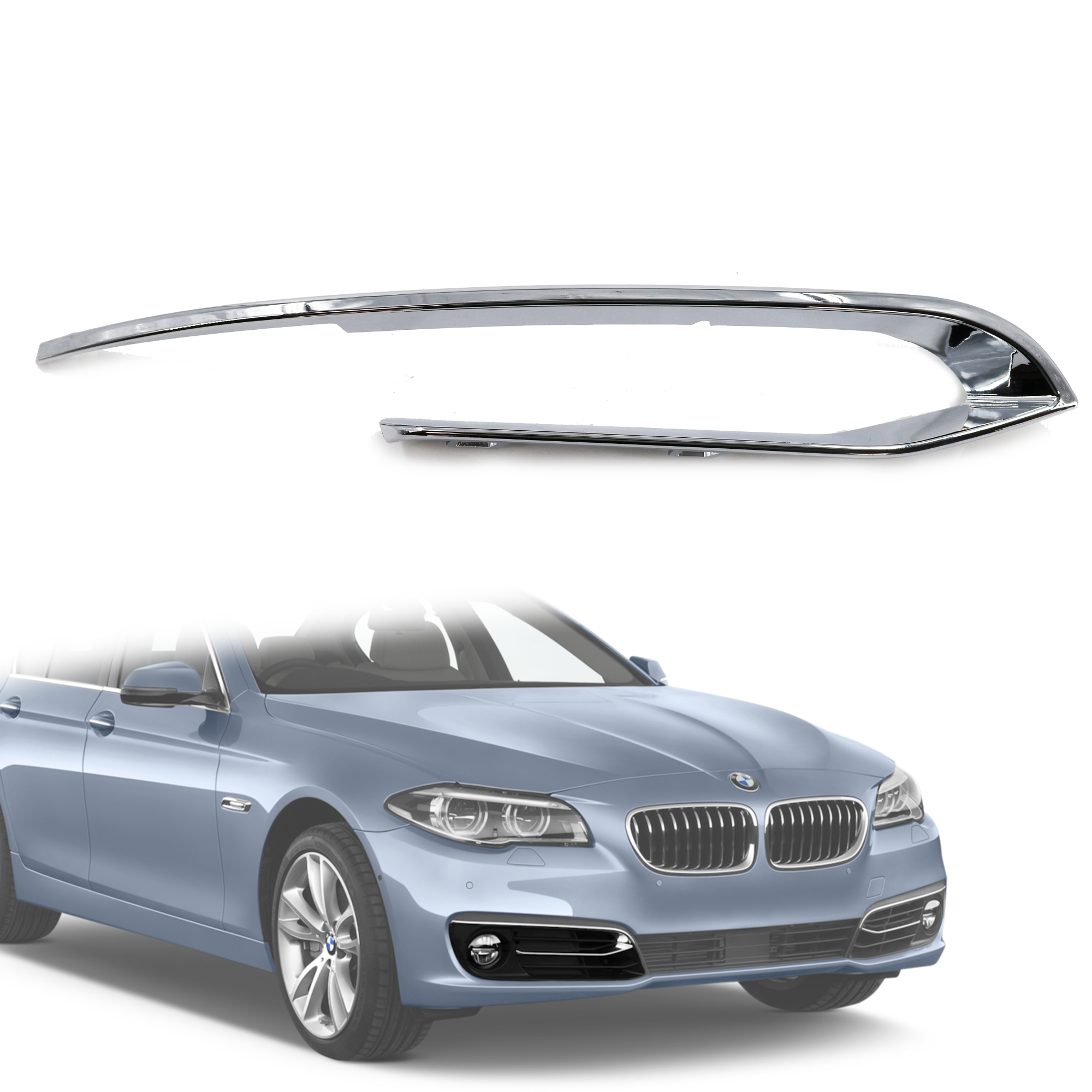 Дълга лайсна за десен халоген на BMW 5 серия F10 F11 LCI / Facelift (2