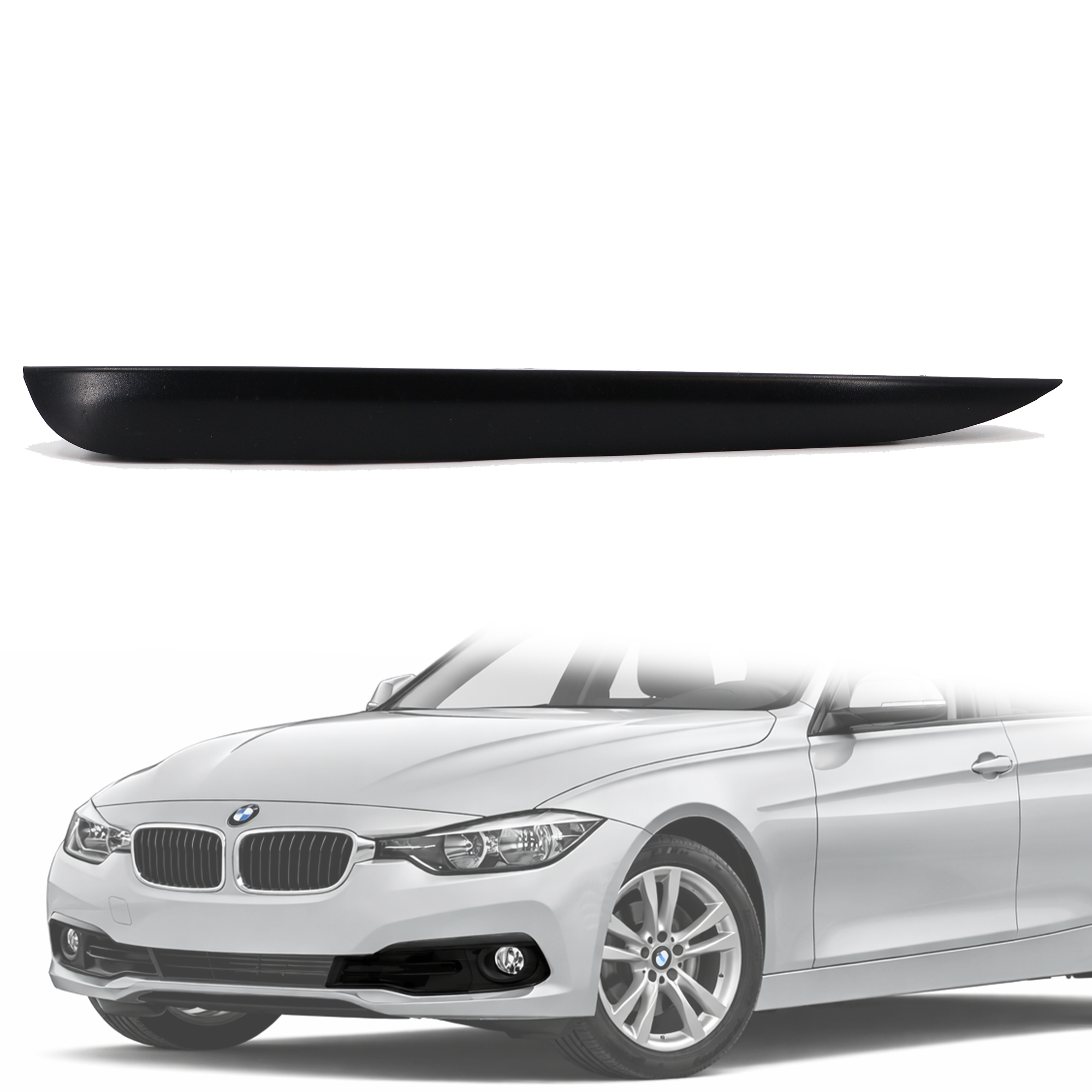 Лайсна за ляв халоген в предна броня на BMW 3 серия F30 F31 LCI / Face