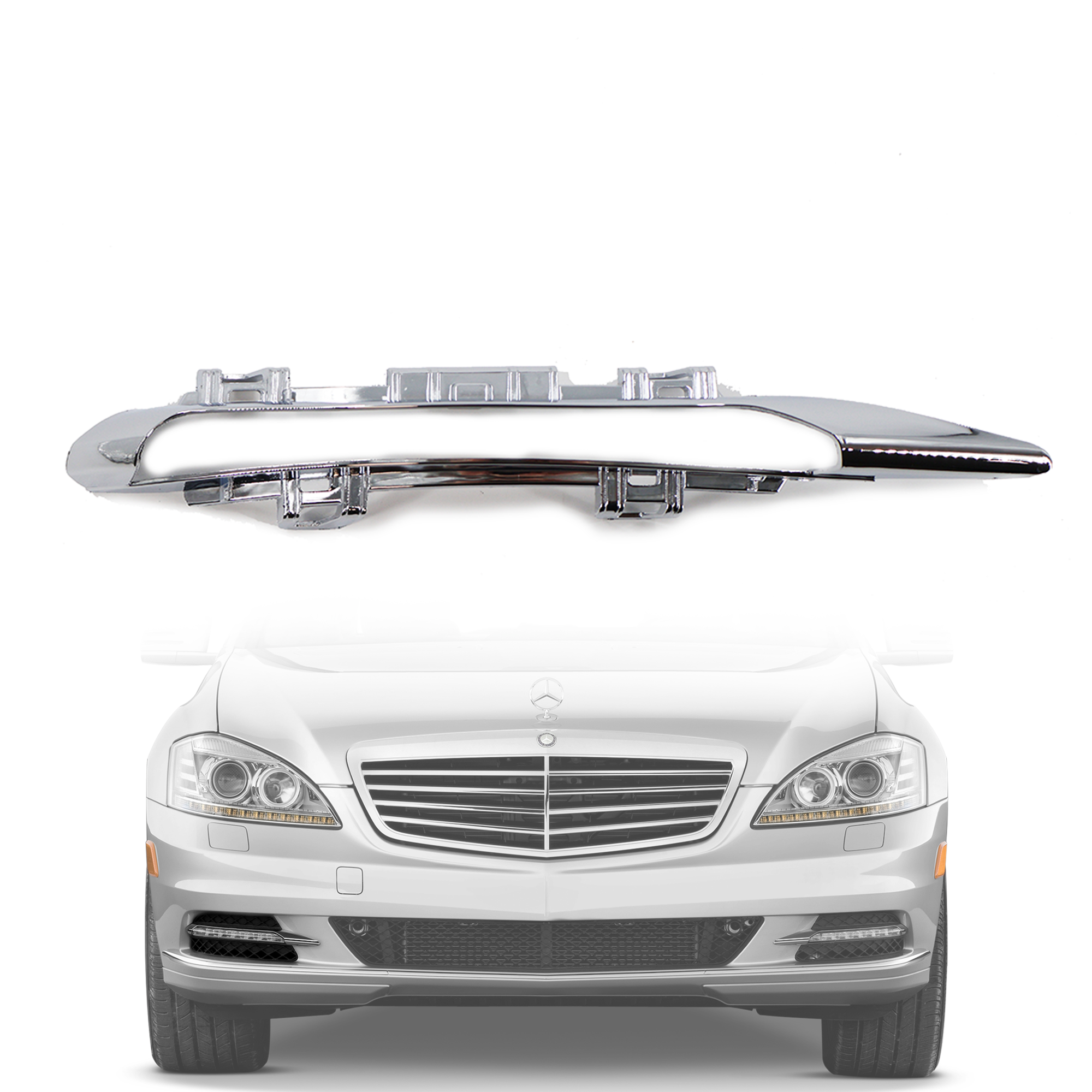 Лайсна за дясна дневна светлина на Mercedes S class W221 (2005-2013)