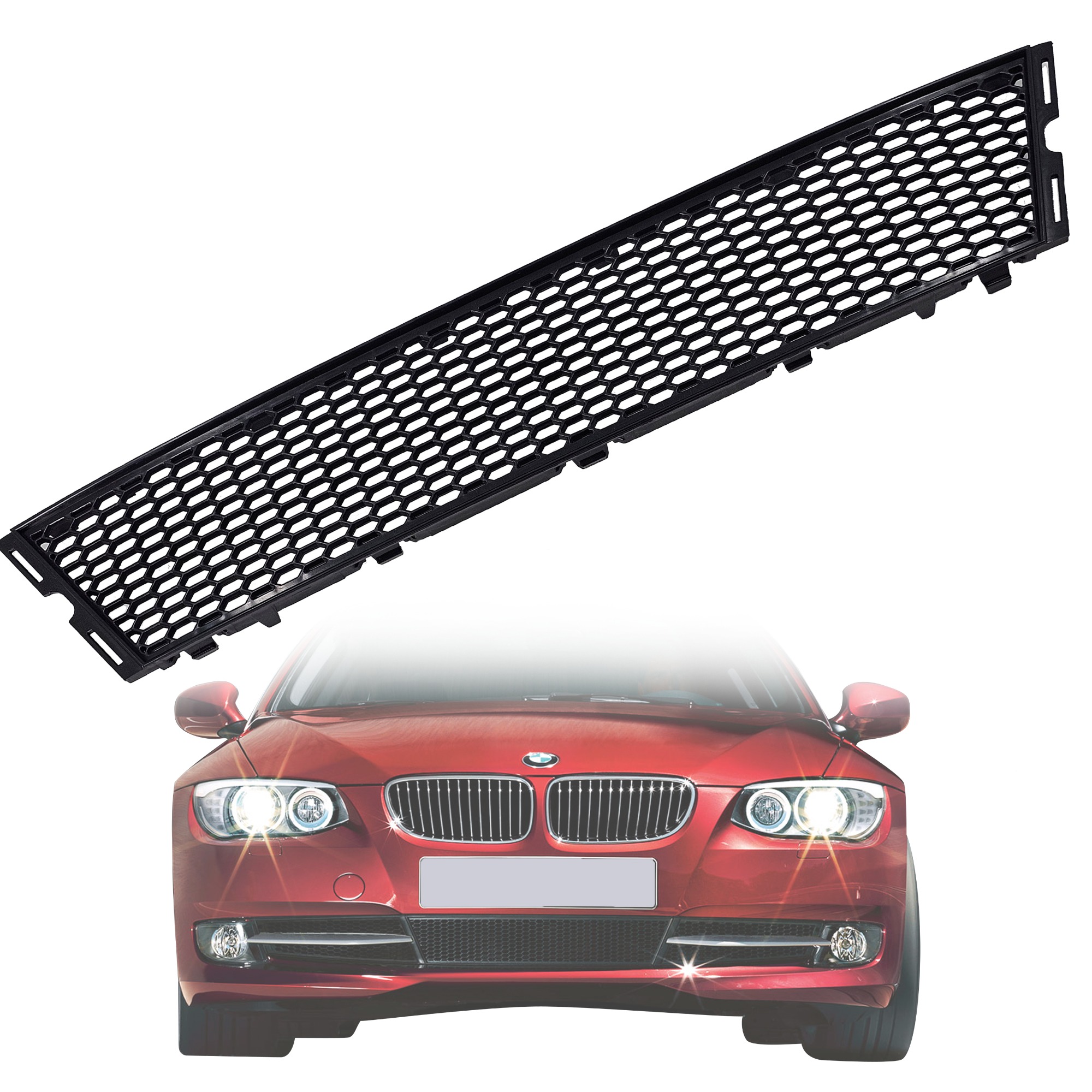 Централна решетка за предна броня на BMW 3 серия E92 E93 LCI / Facelif